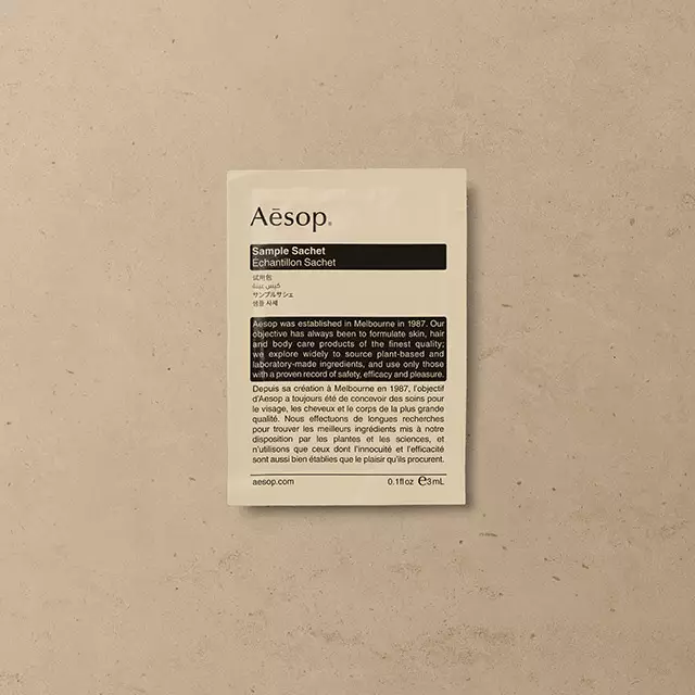 Rinse and return Aesop