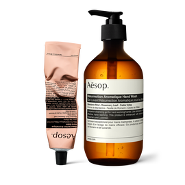 Resurrection Aromatique Hand Wash and Resurrection Aromatique Hand Balm.