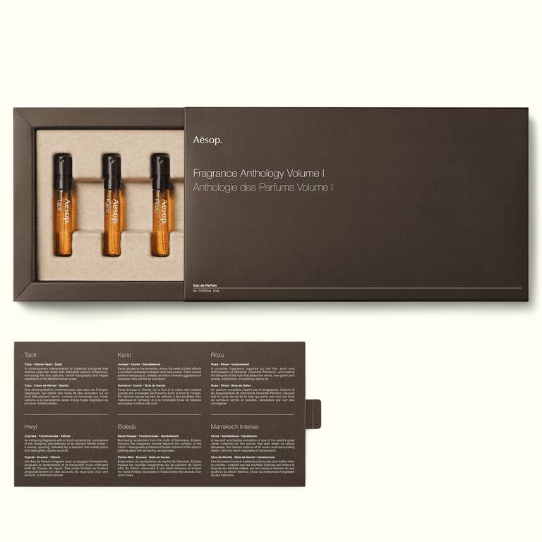 Color Catalog Sample Fragrance Anthology Volume I - Aesop Eau de Parfum Discovery Kit
