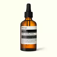 Resolute Facial Concentrate in an amber glass bottle
