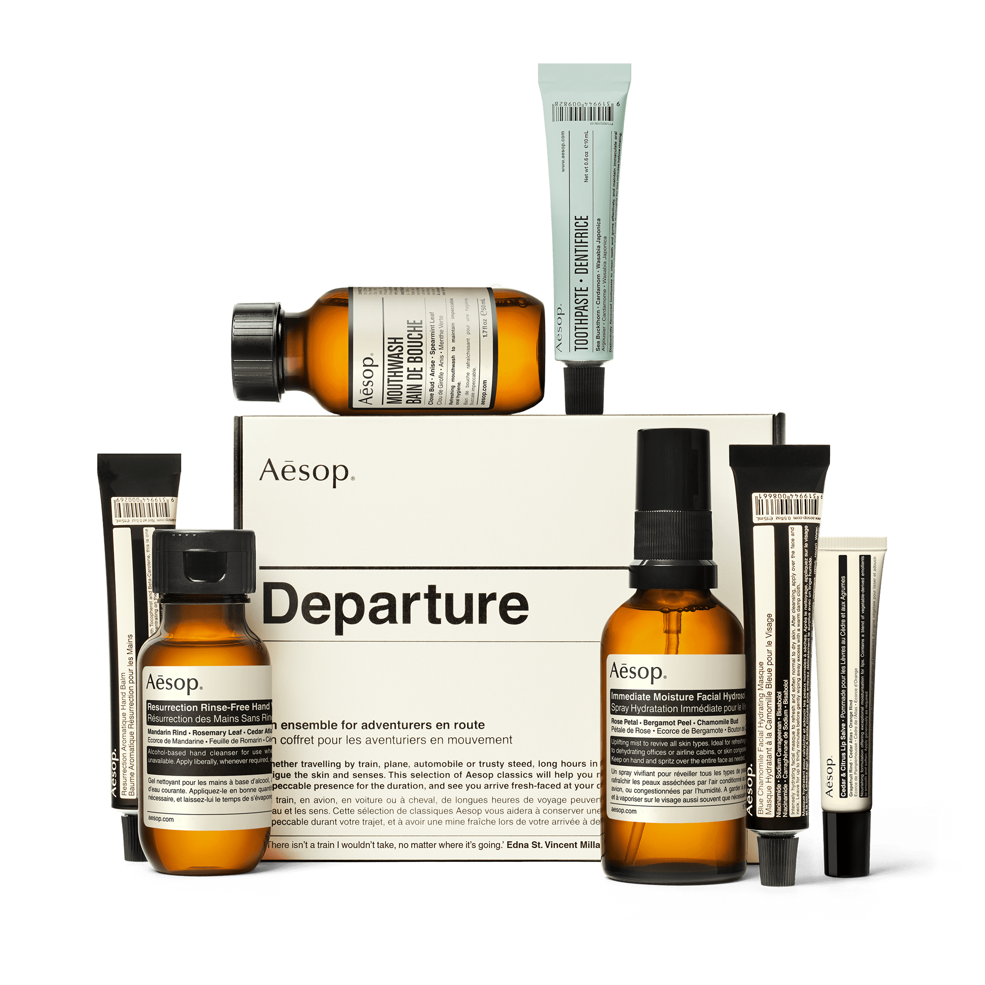 Aesop Departure トライアルキット Departure - Travel Kit - Skin, Body & Personal Care Set