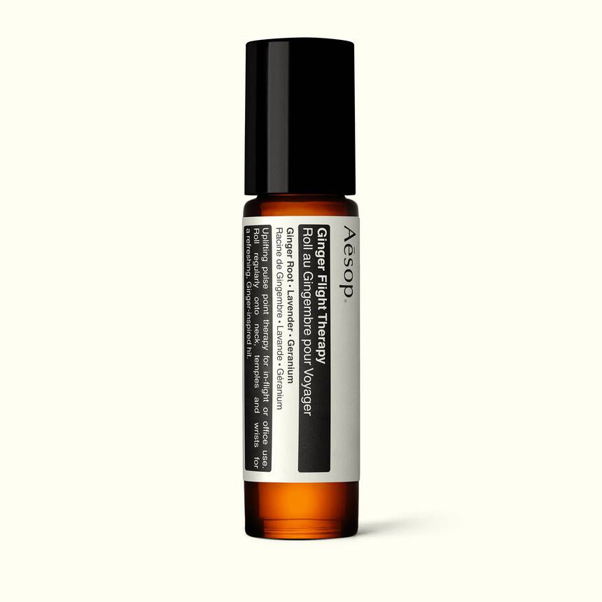 Color Catalog Sample Ginger Flight Therapy - Travel Formulations - Pulse-Point Therapy