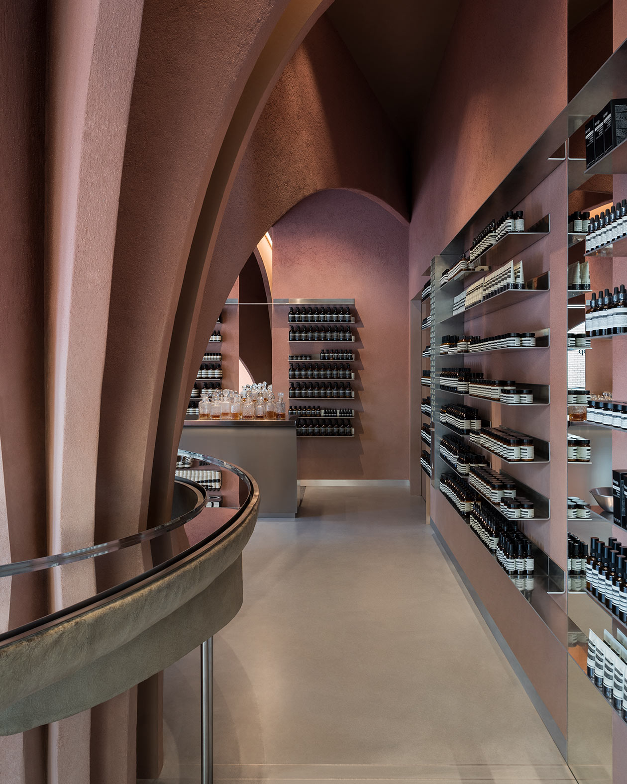 Aesop Duke of York Square store interior detail