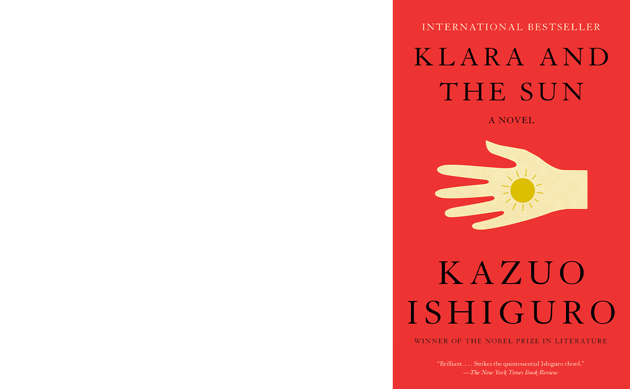 Book cover, Klara and the sun by Kazuo Ishiguro