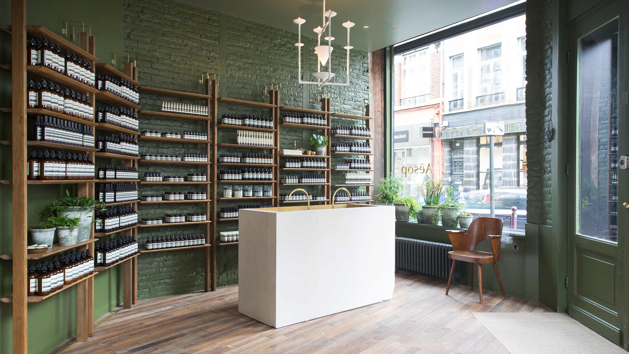 Aesop Vieux Lille store interior