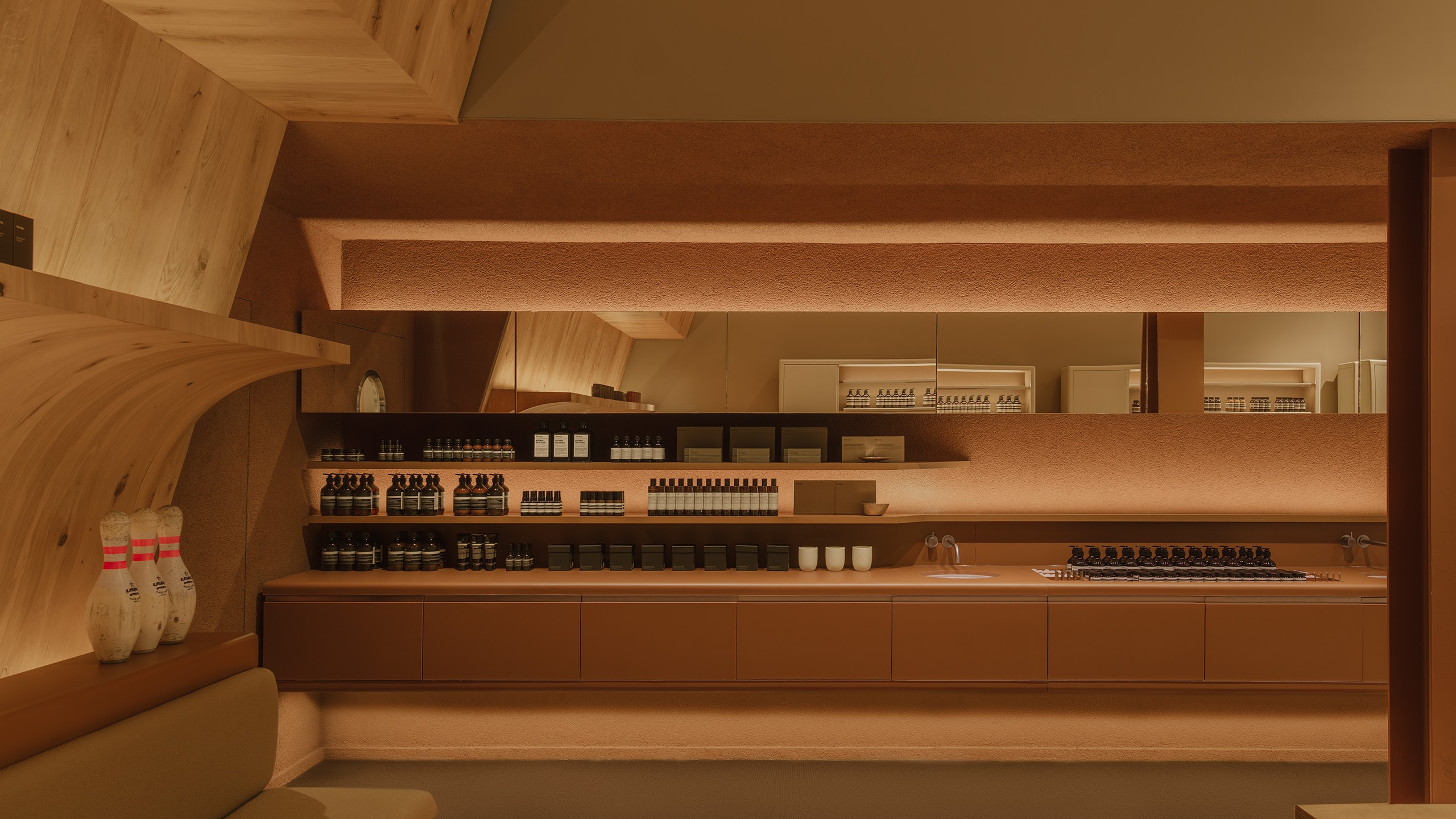 Aesop Bluewater store interior.