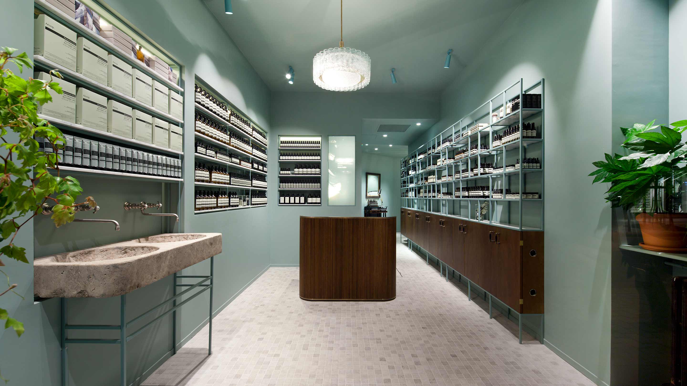 Aesop Passy store interior 