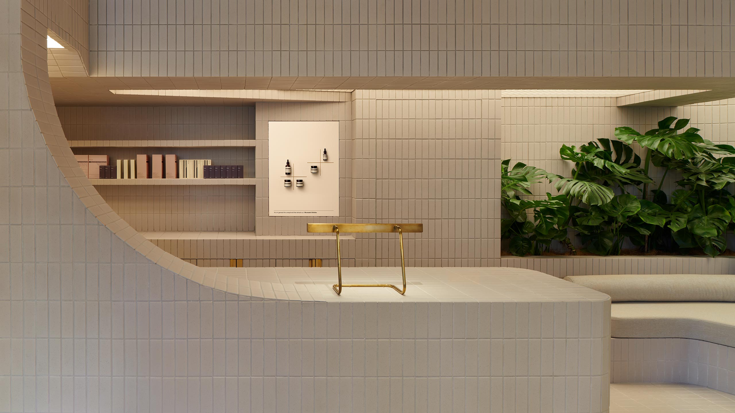 Aesop Hollywood Road store interior detail 
