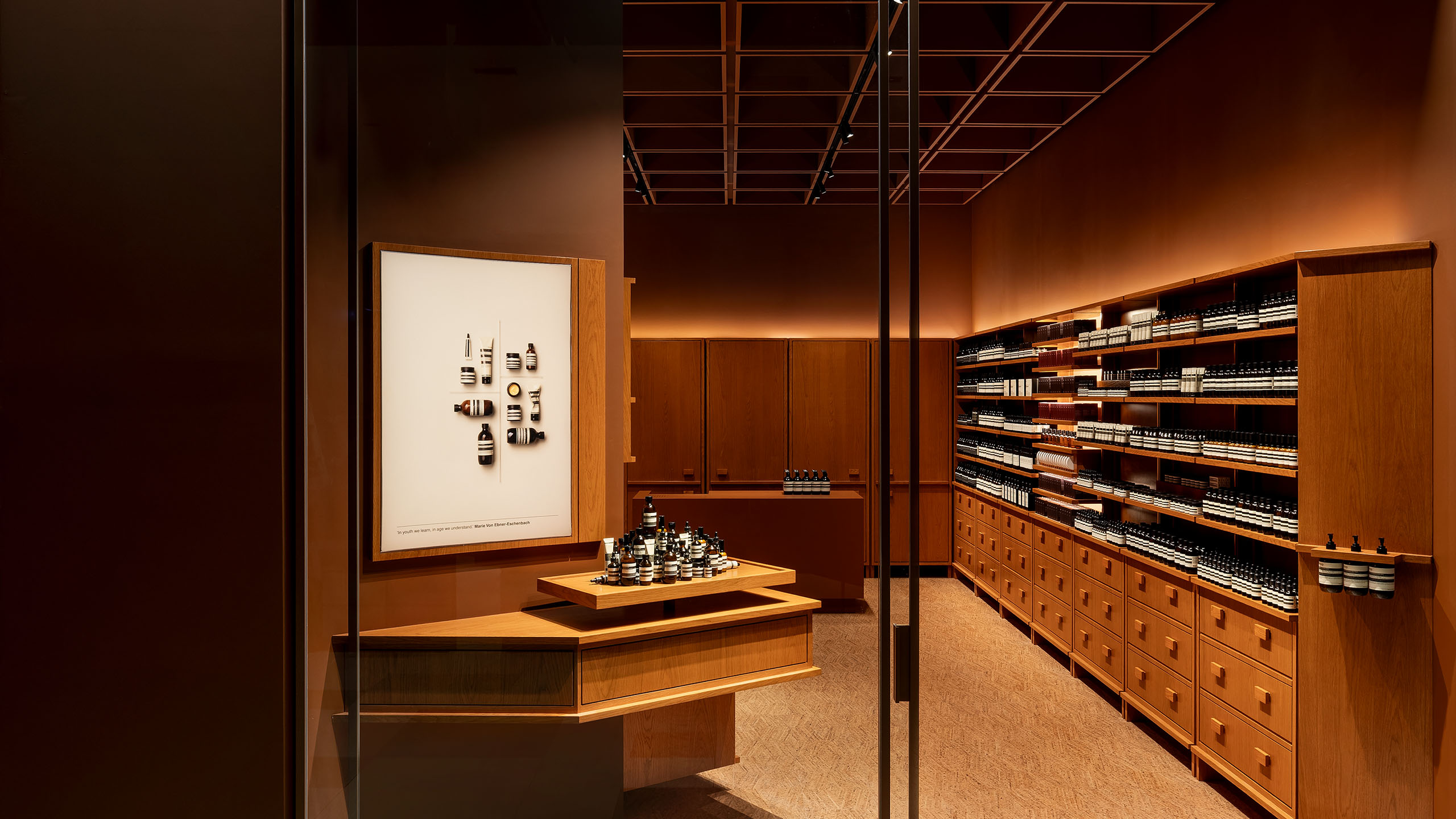 Aesop Far Eastern Mega City store interior