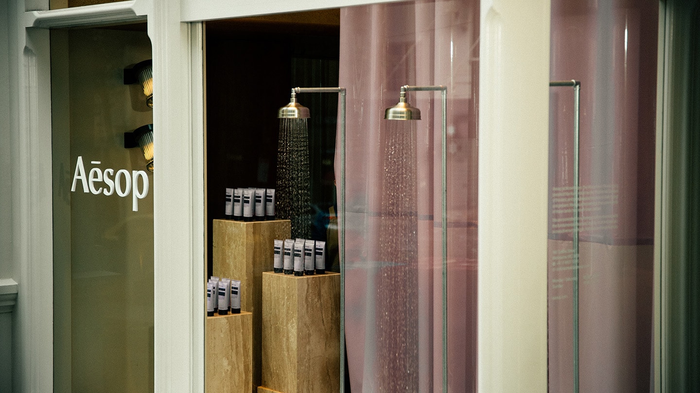 Aesop store entrance