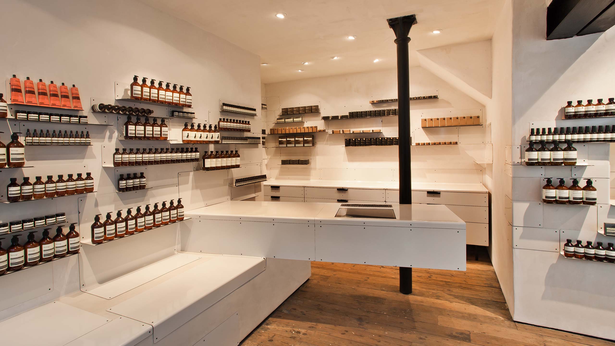 Aesop Soho store interior 