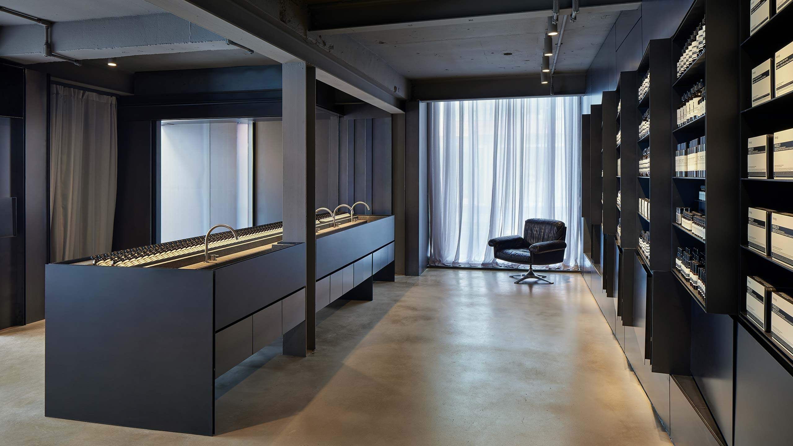 Aesop Garosu-gil store interior 