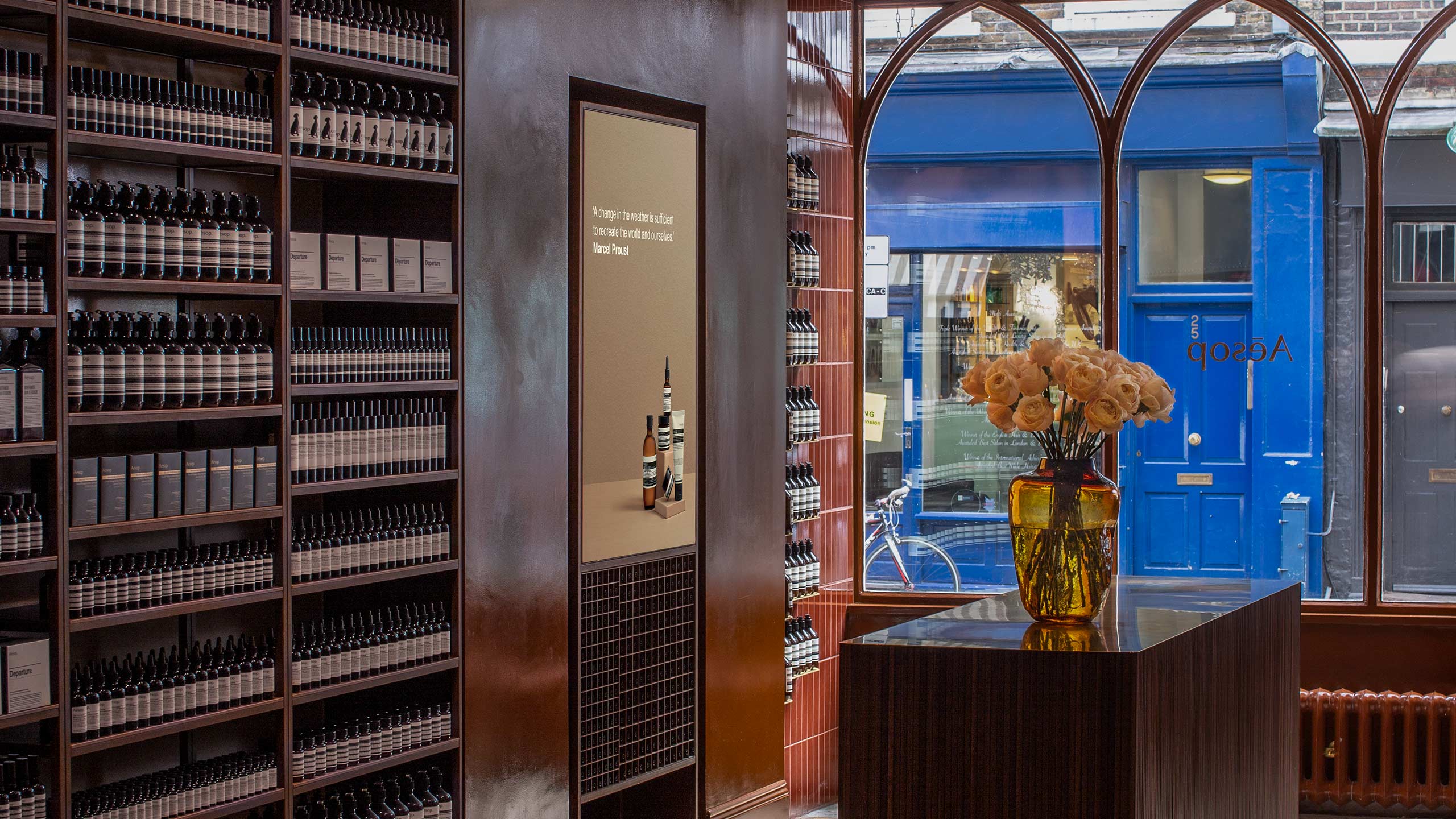 Aesop Seven Dials store interior