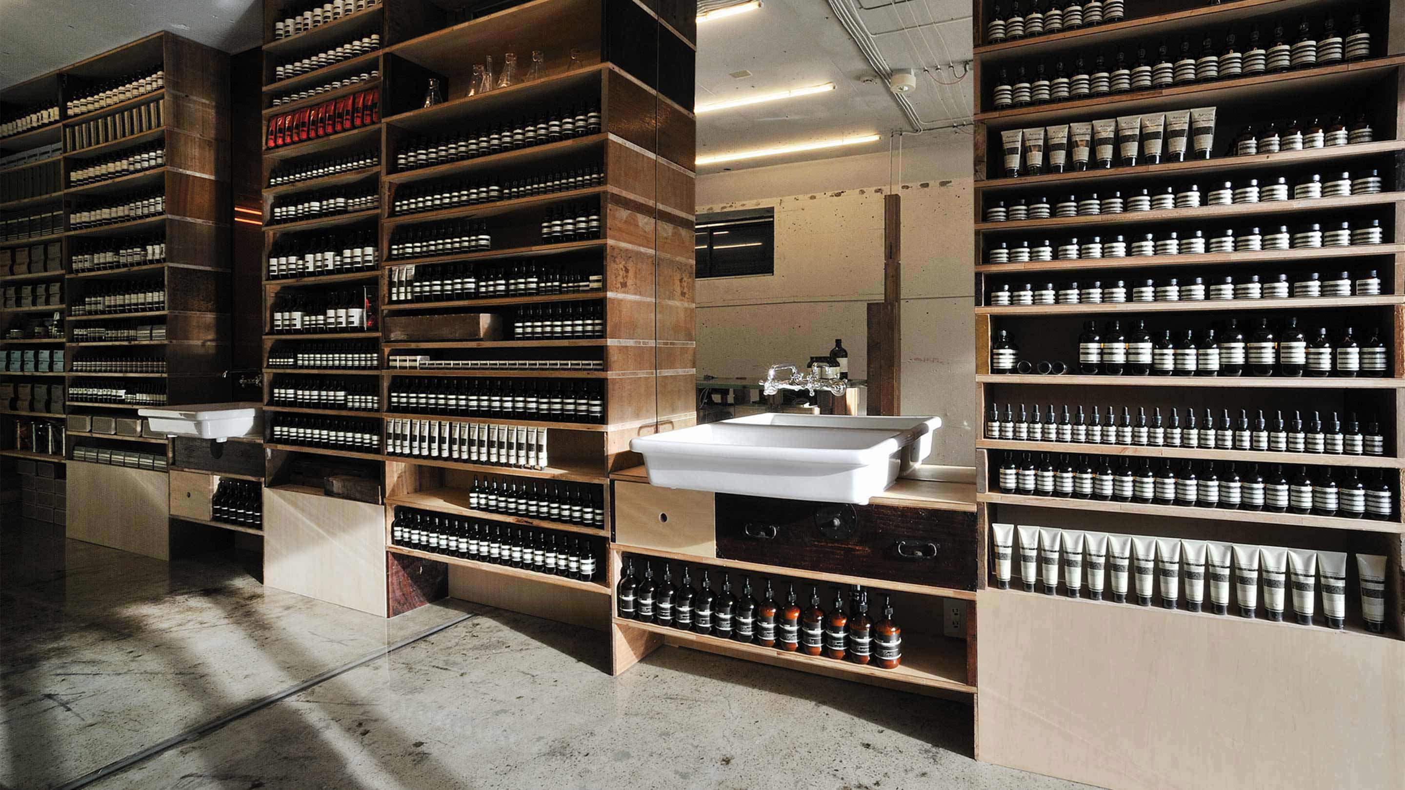 Aesop Aoyama store interior 