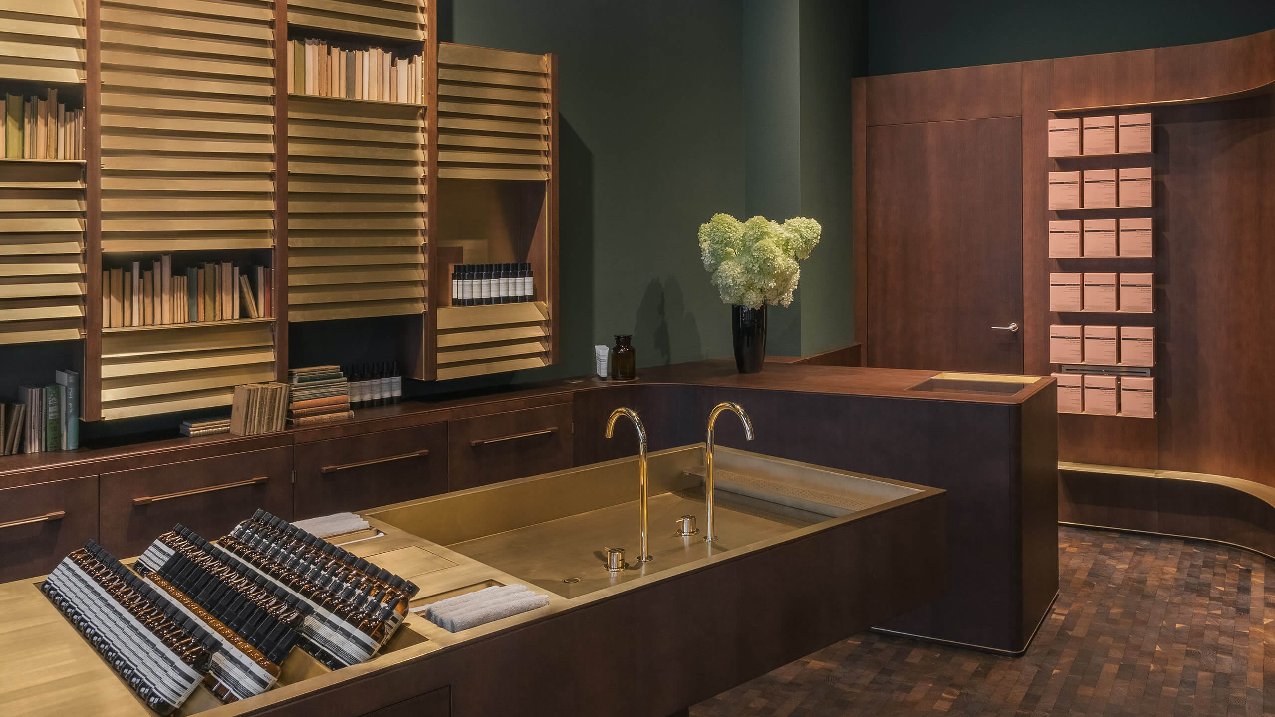 Aesop Bauernmarkt store interior detail