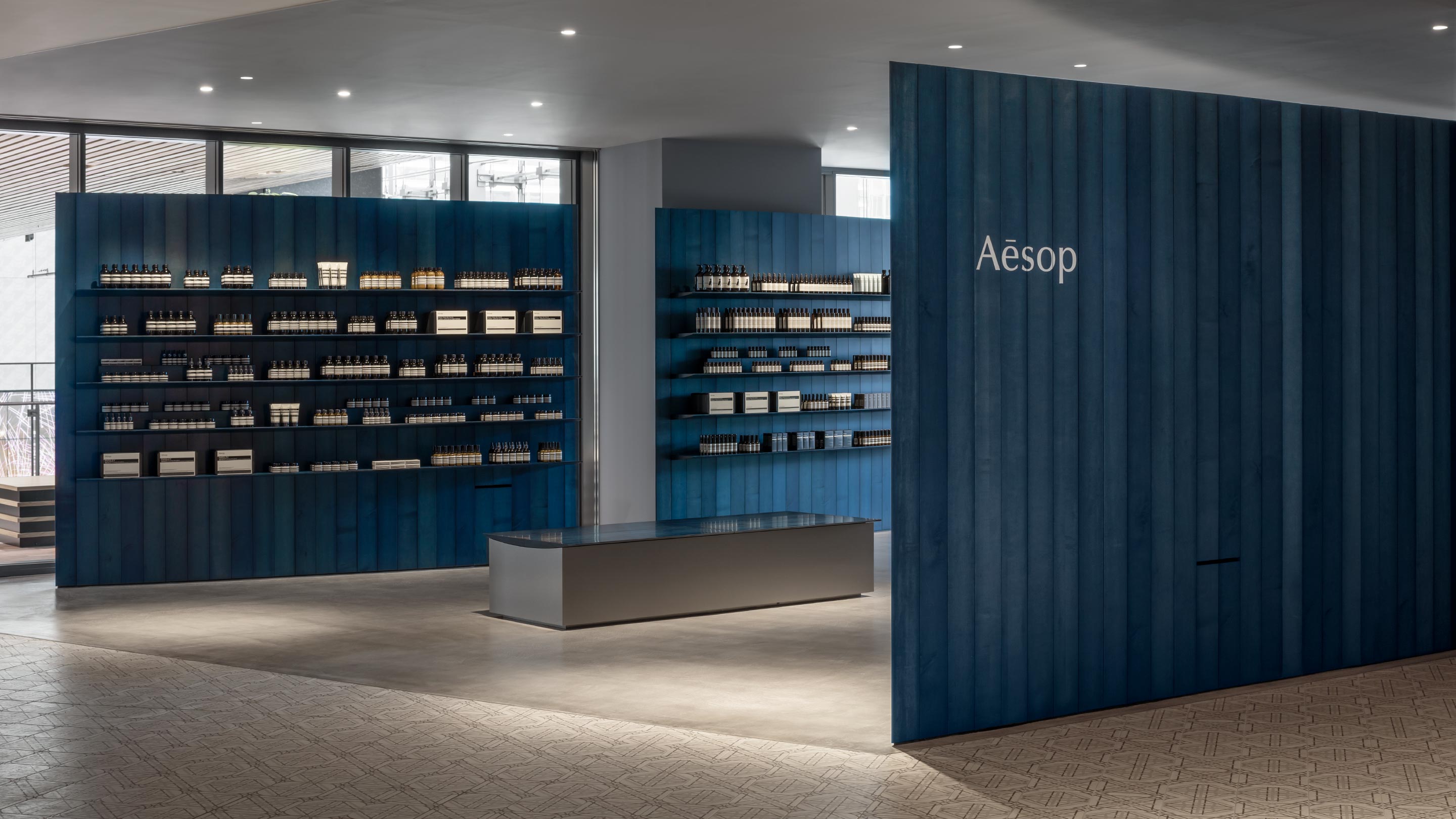 Aesop Newoman Yokohama storefront