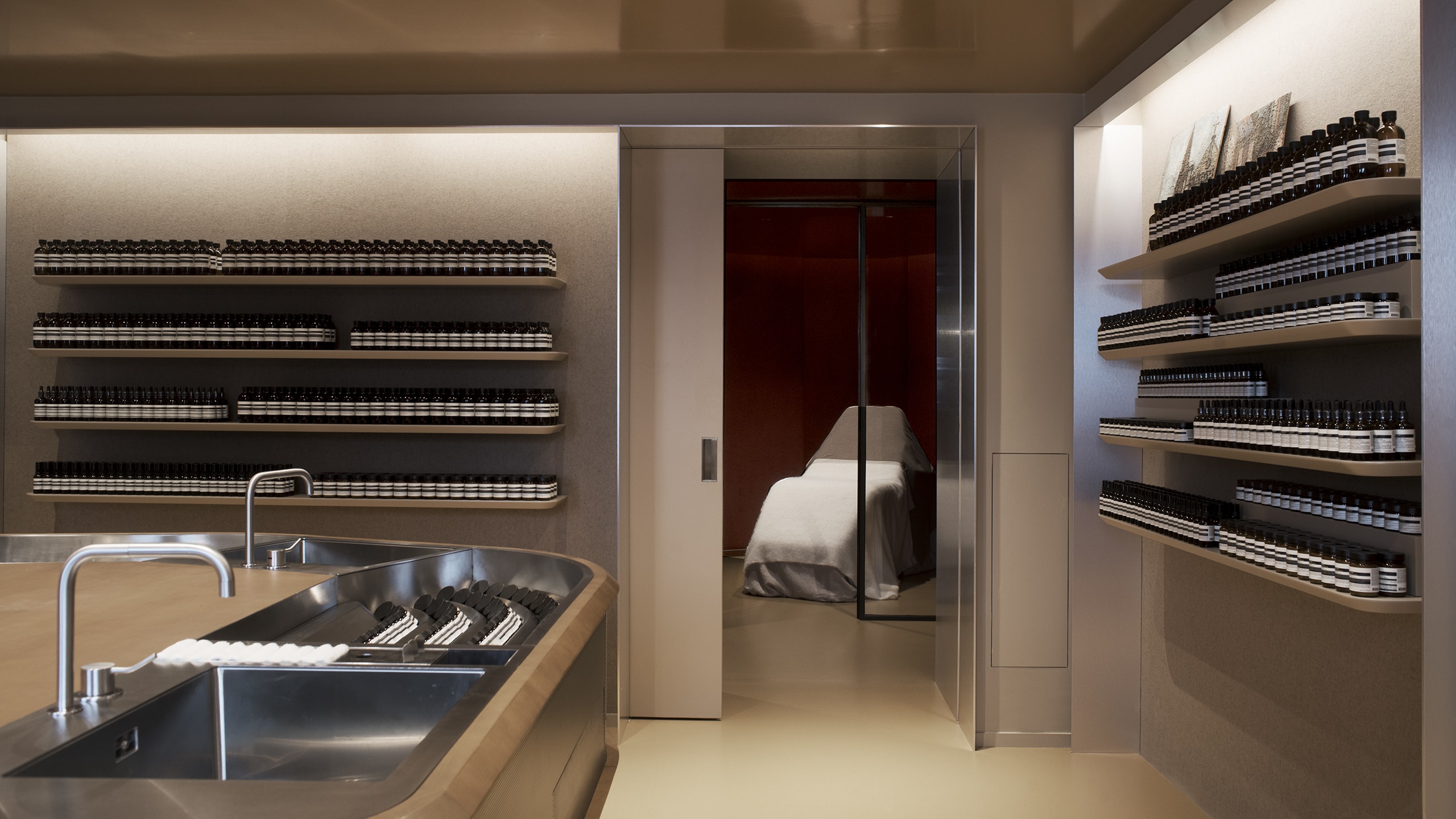 Aesop Rue Vieille du Temple facial treatment room exterior