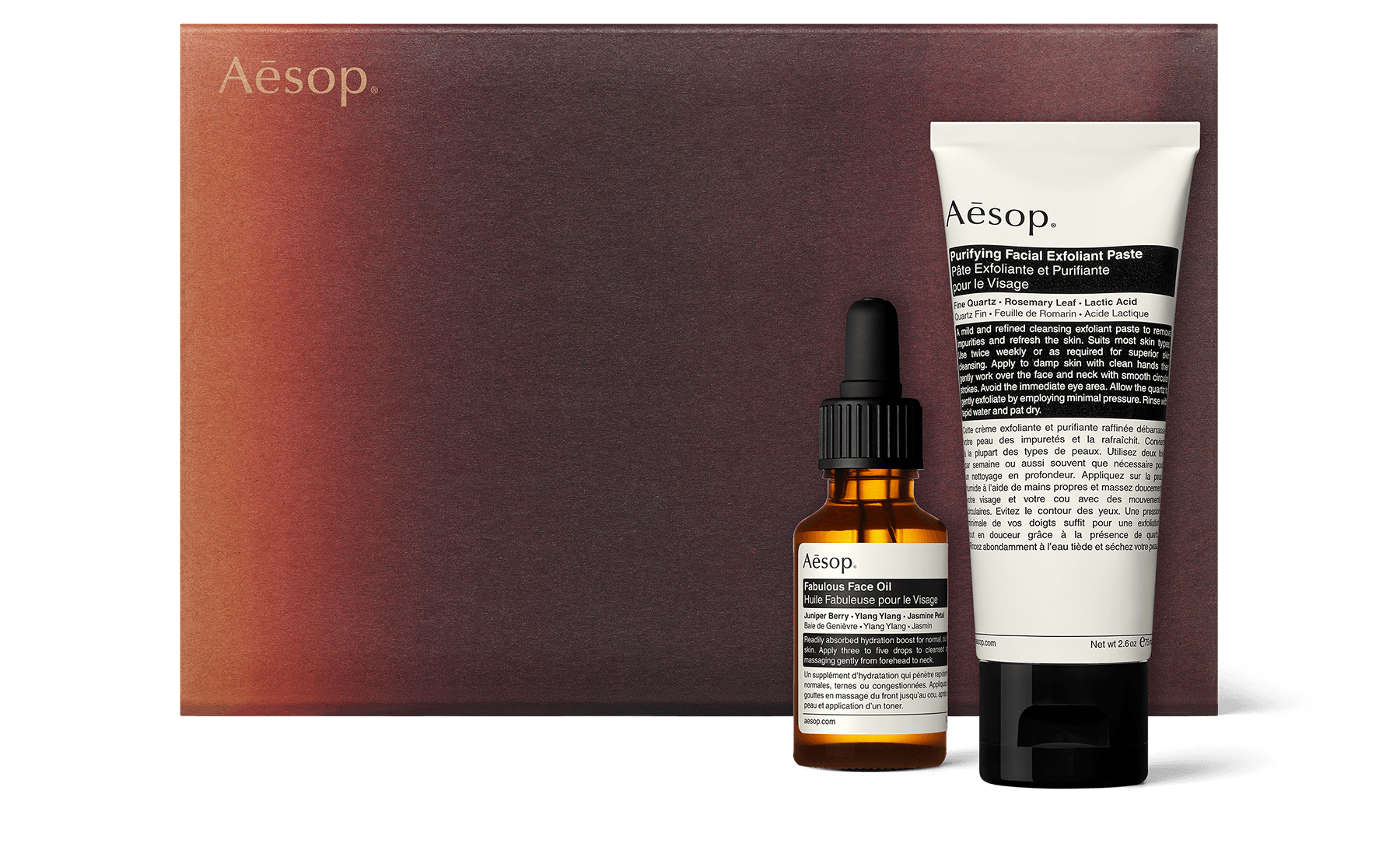 エクスフォリエイト & ハイドレイト デュオ | Aesop 日本