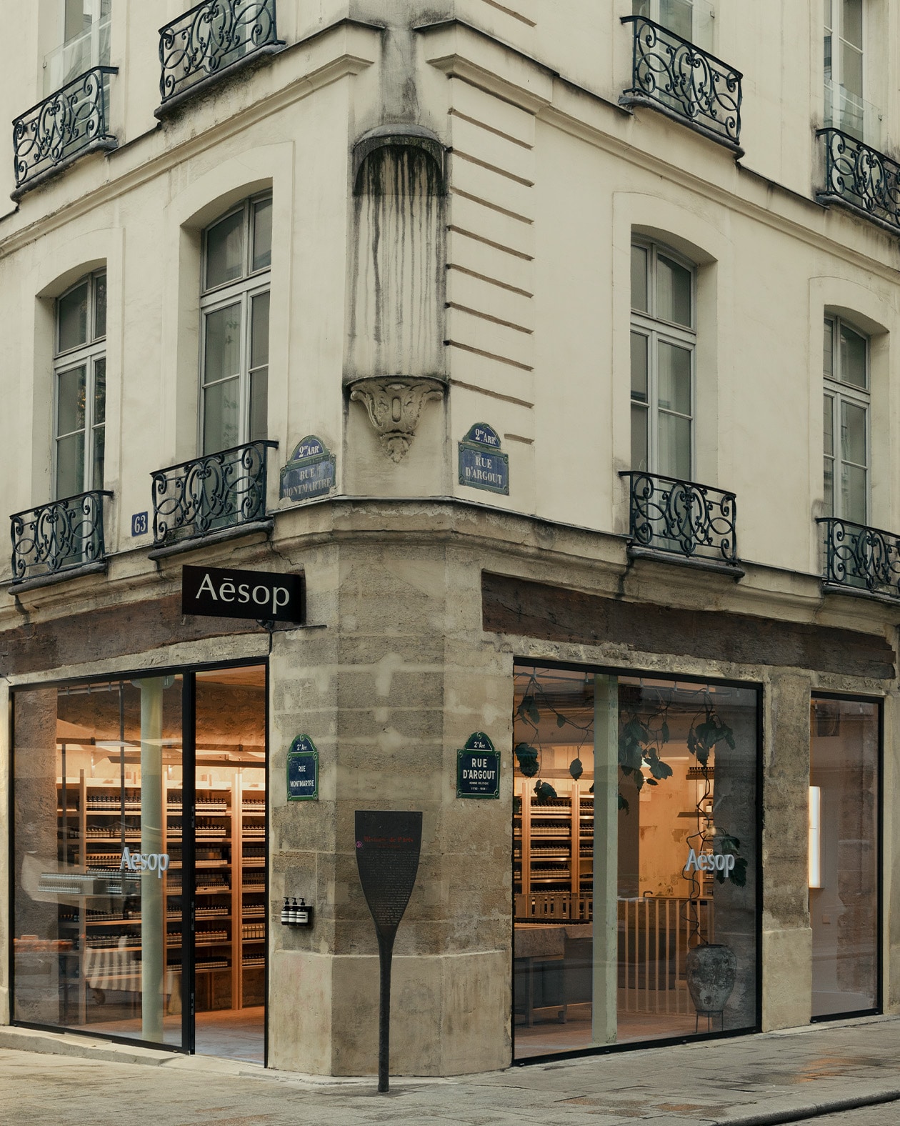 Aesop Sentier store facade