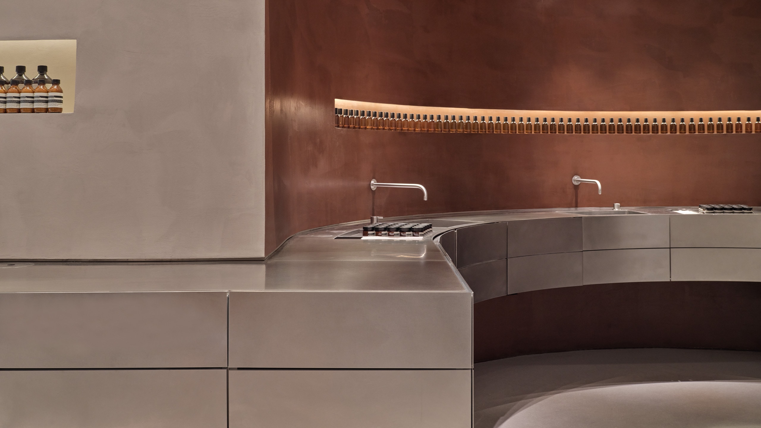 Aesop Passeig de Gracia store interior basin
