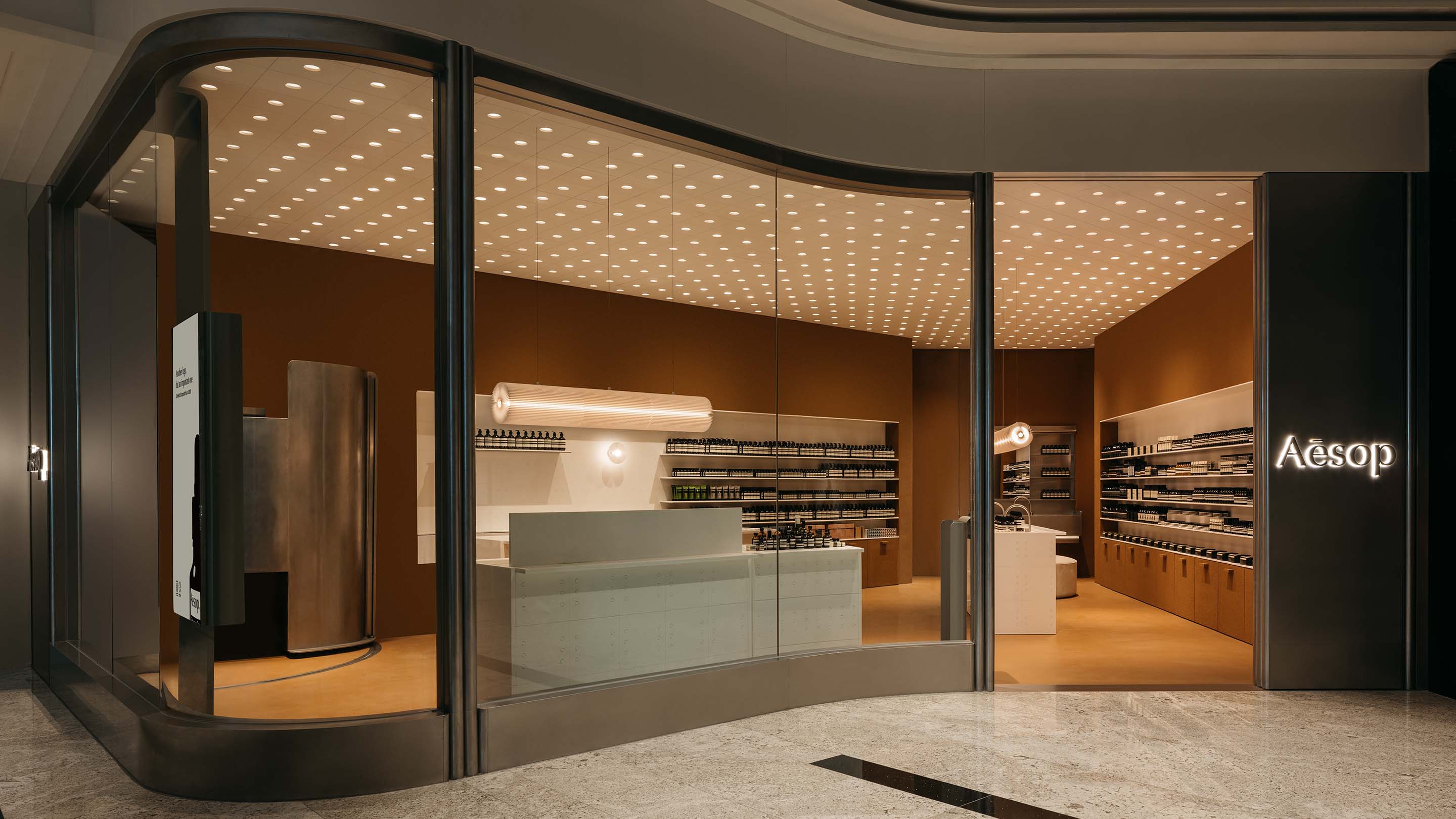 Aesop Raffles City II store façade