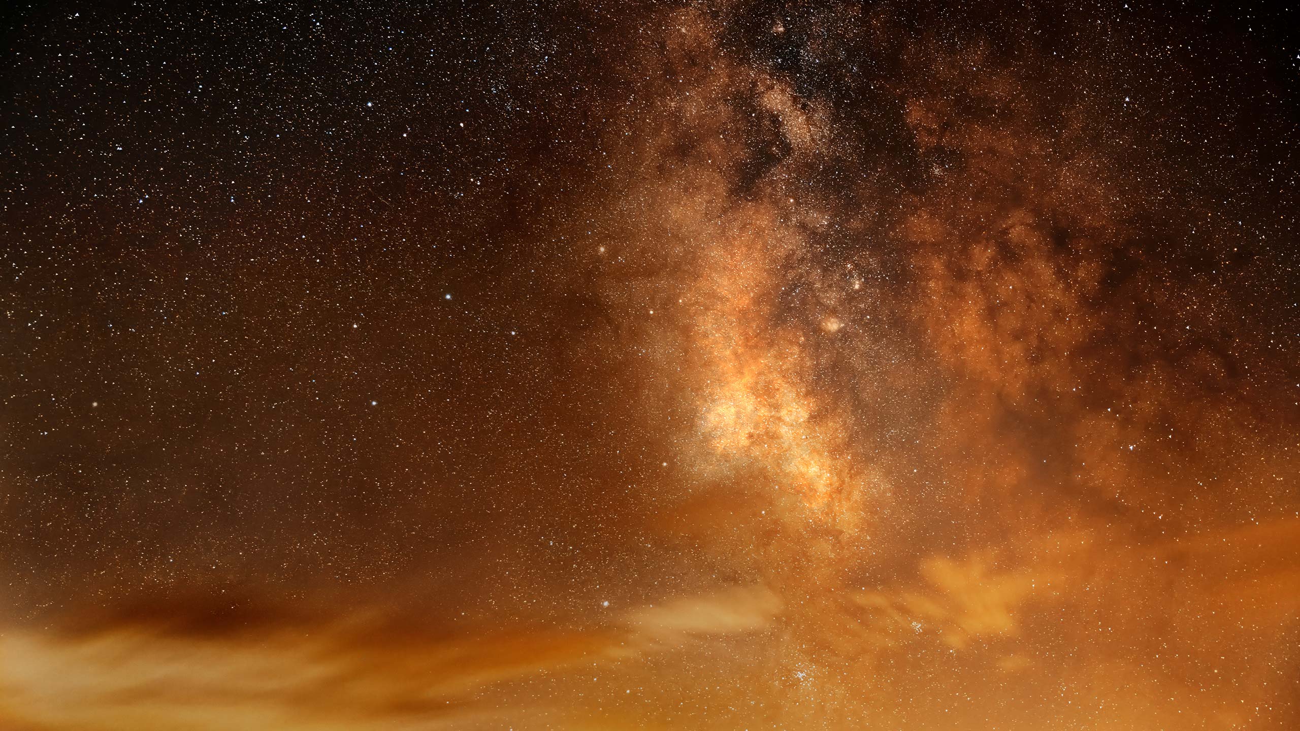 Stars and space seen through the nights sky.