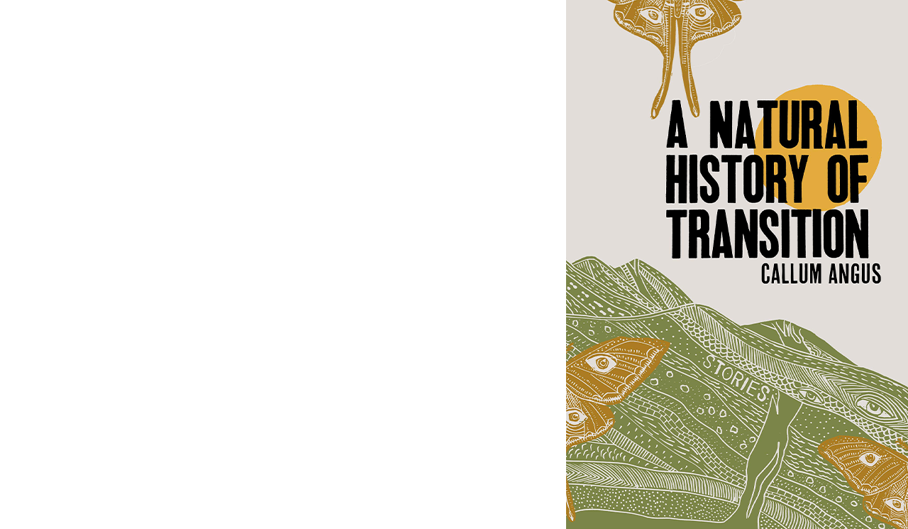 A Natural History of Transition by Callum Angus, book cover.