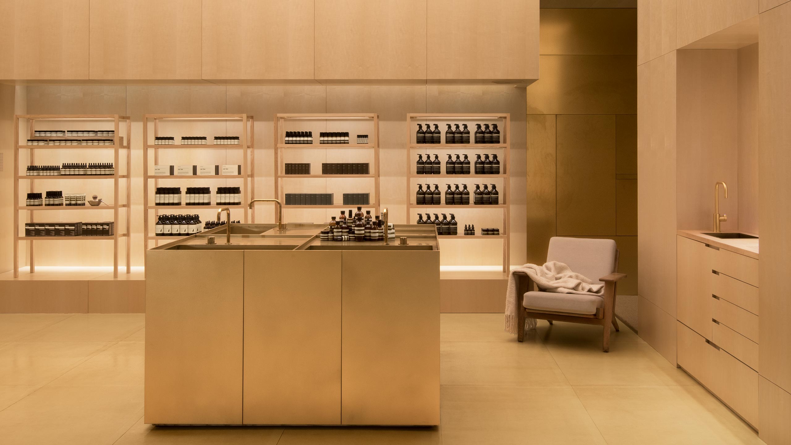 Aesop Starfield Goyang store interior 
