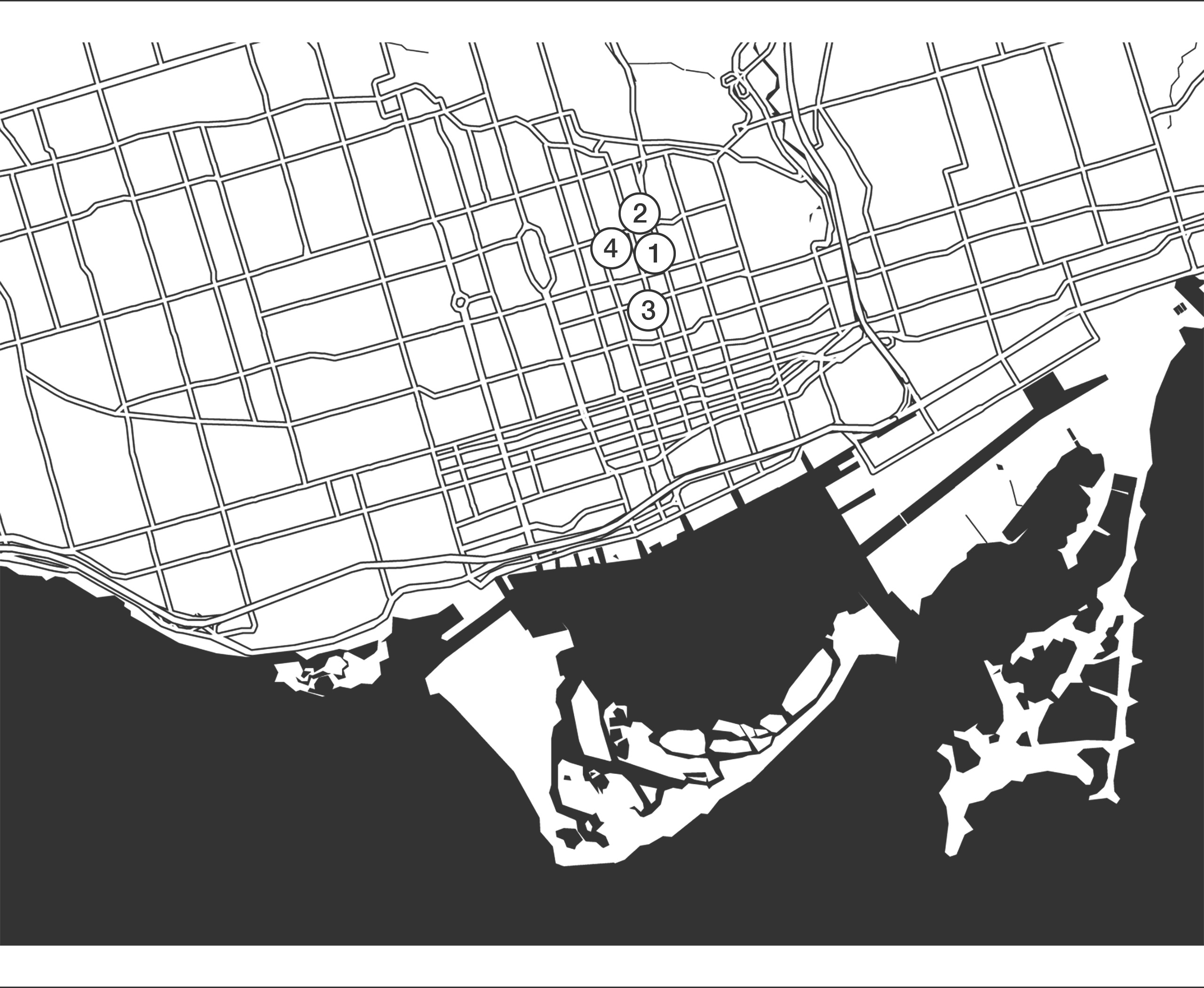 Map of Toronto