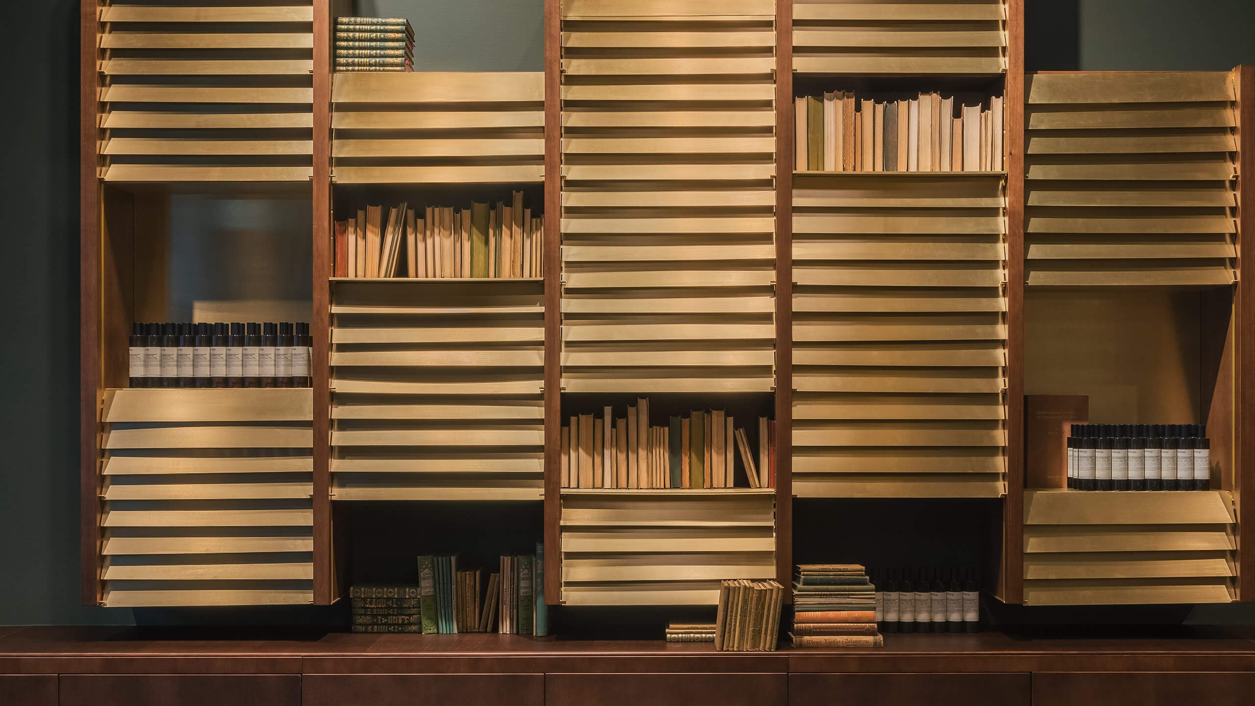 Aesop Bauernmarkt store interior shelving