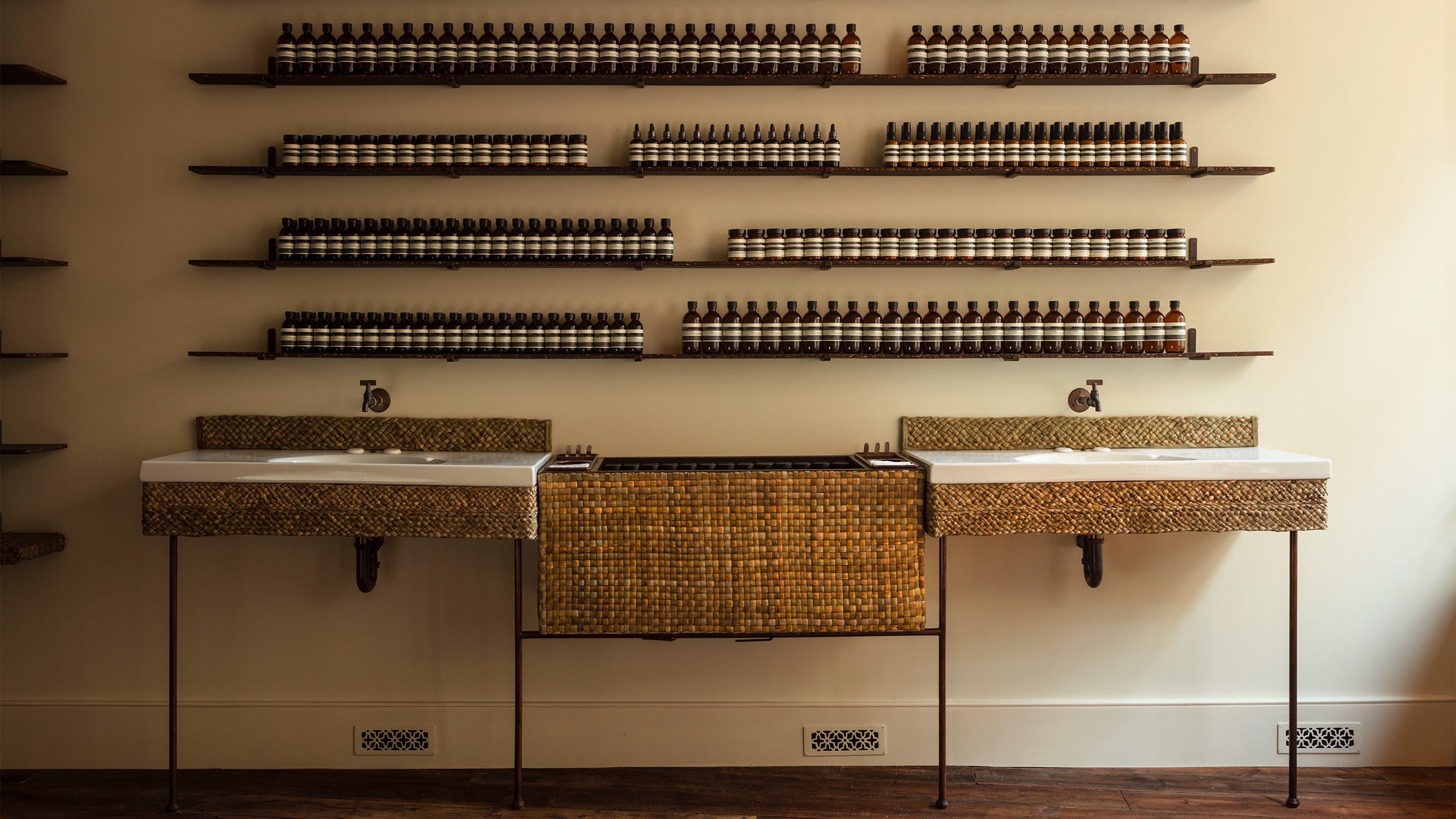 Aesop Cambridge store product display 