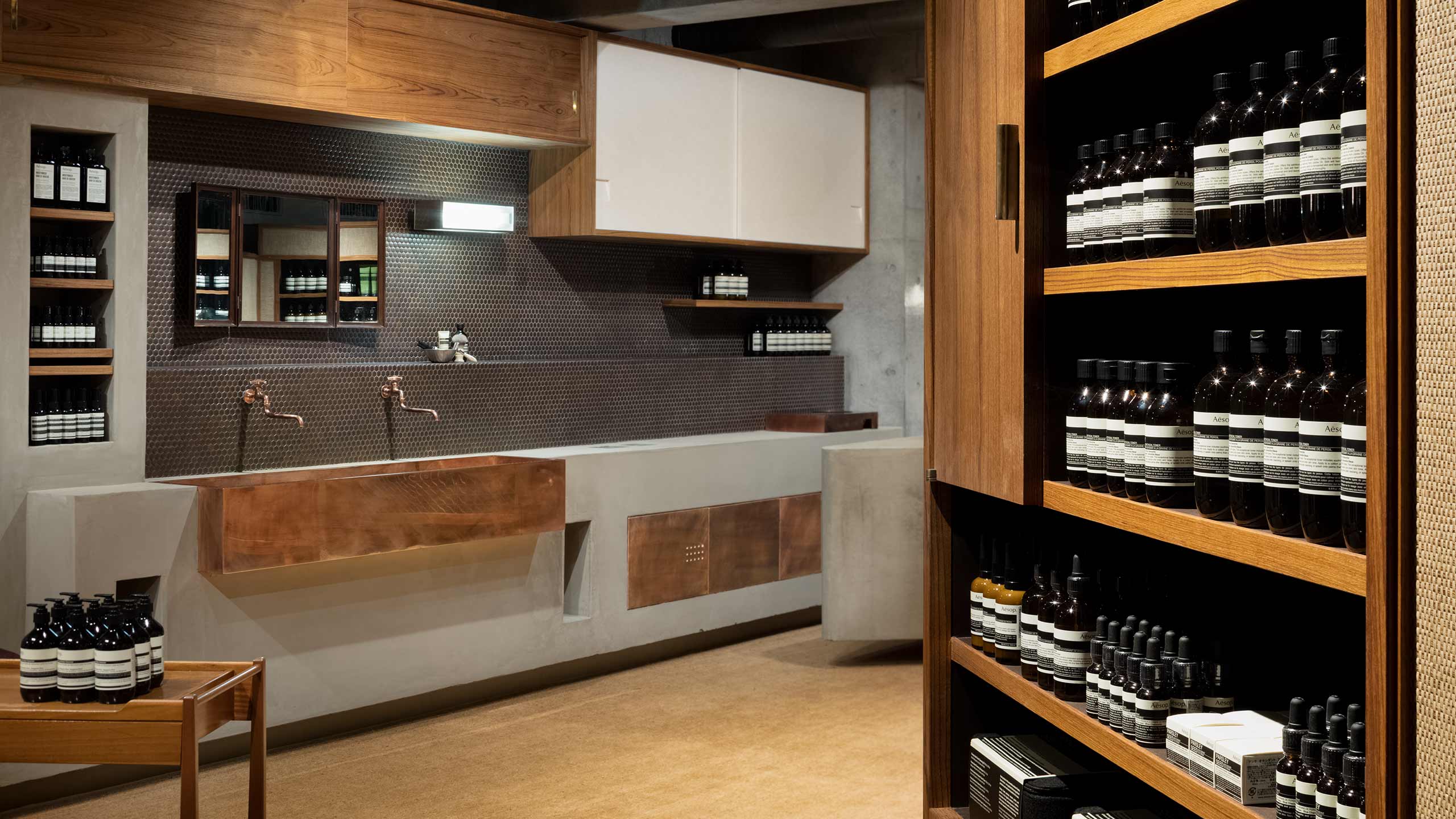 Aesop Tokyo store interior