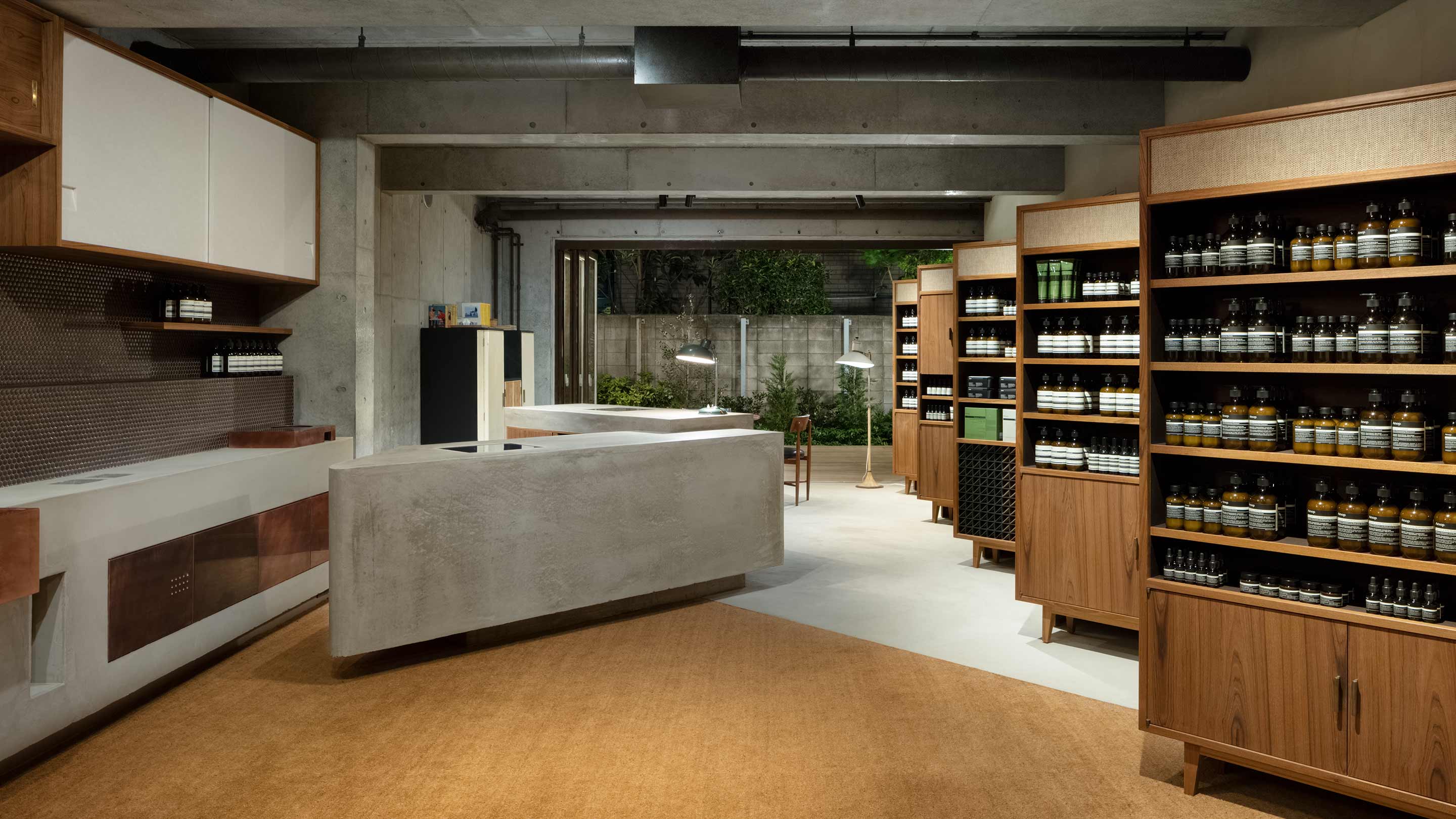 Aesop Tokyo store interior 