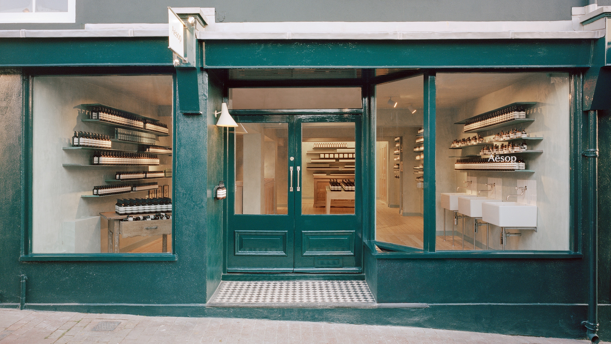 Aesop Brighton store facade.