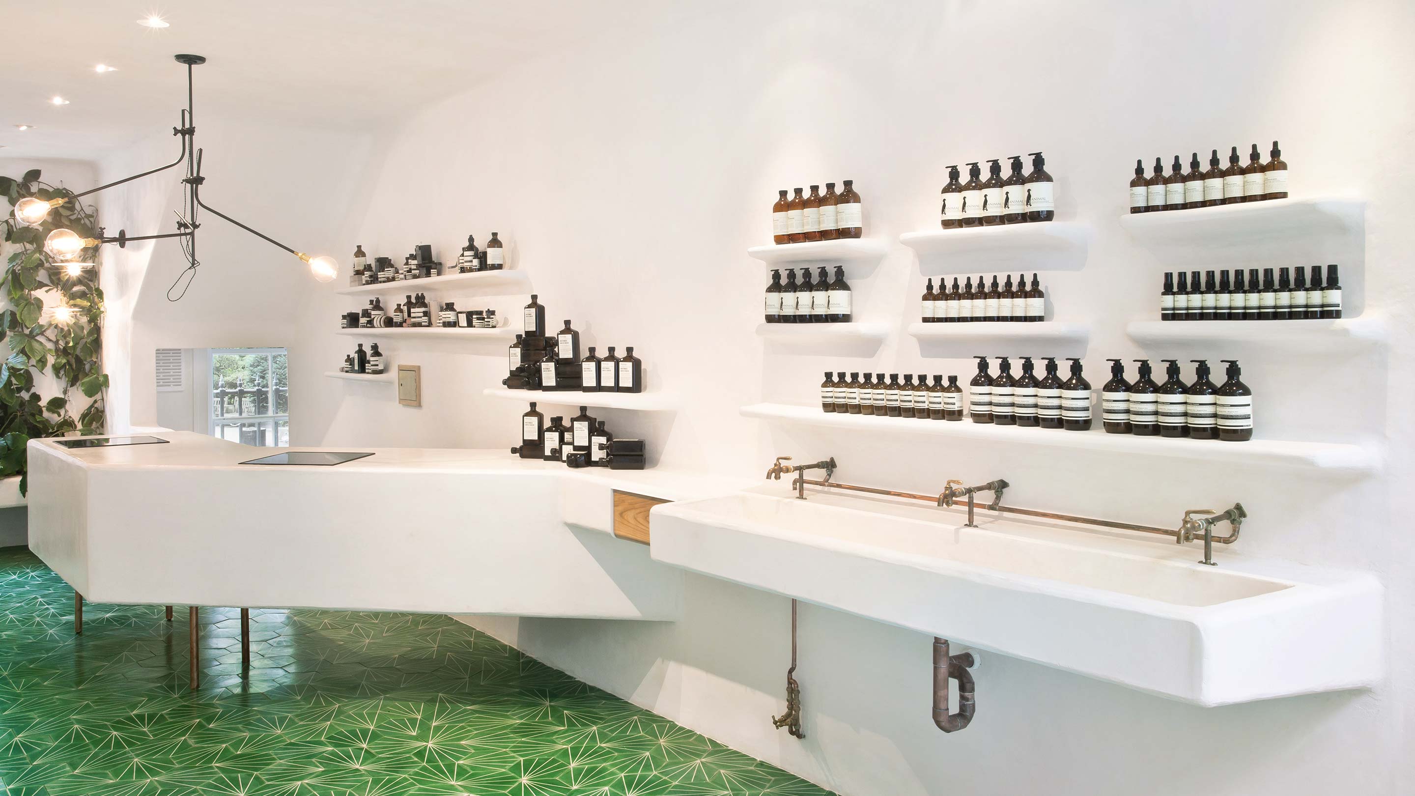 Aesop Covent Garden store interior 