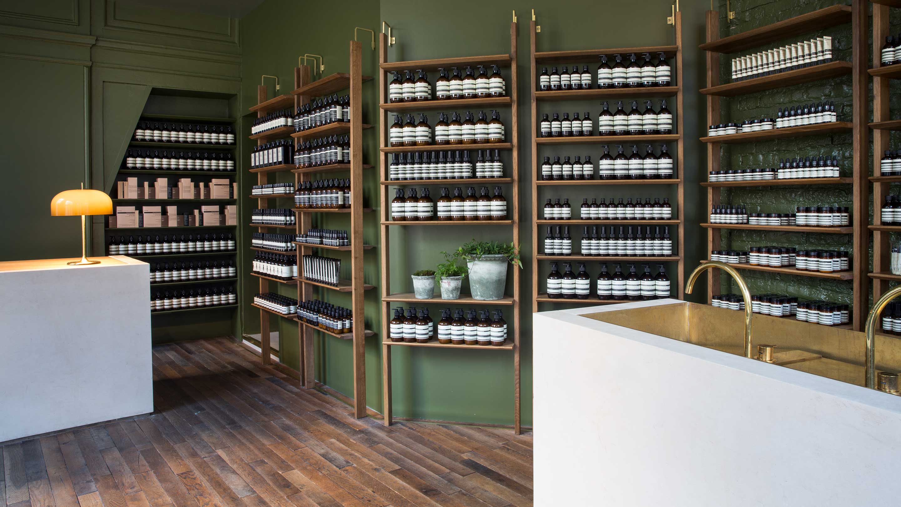 Aesop Vieux Lille store interior 