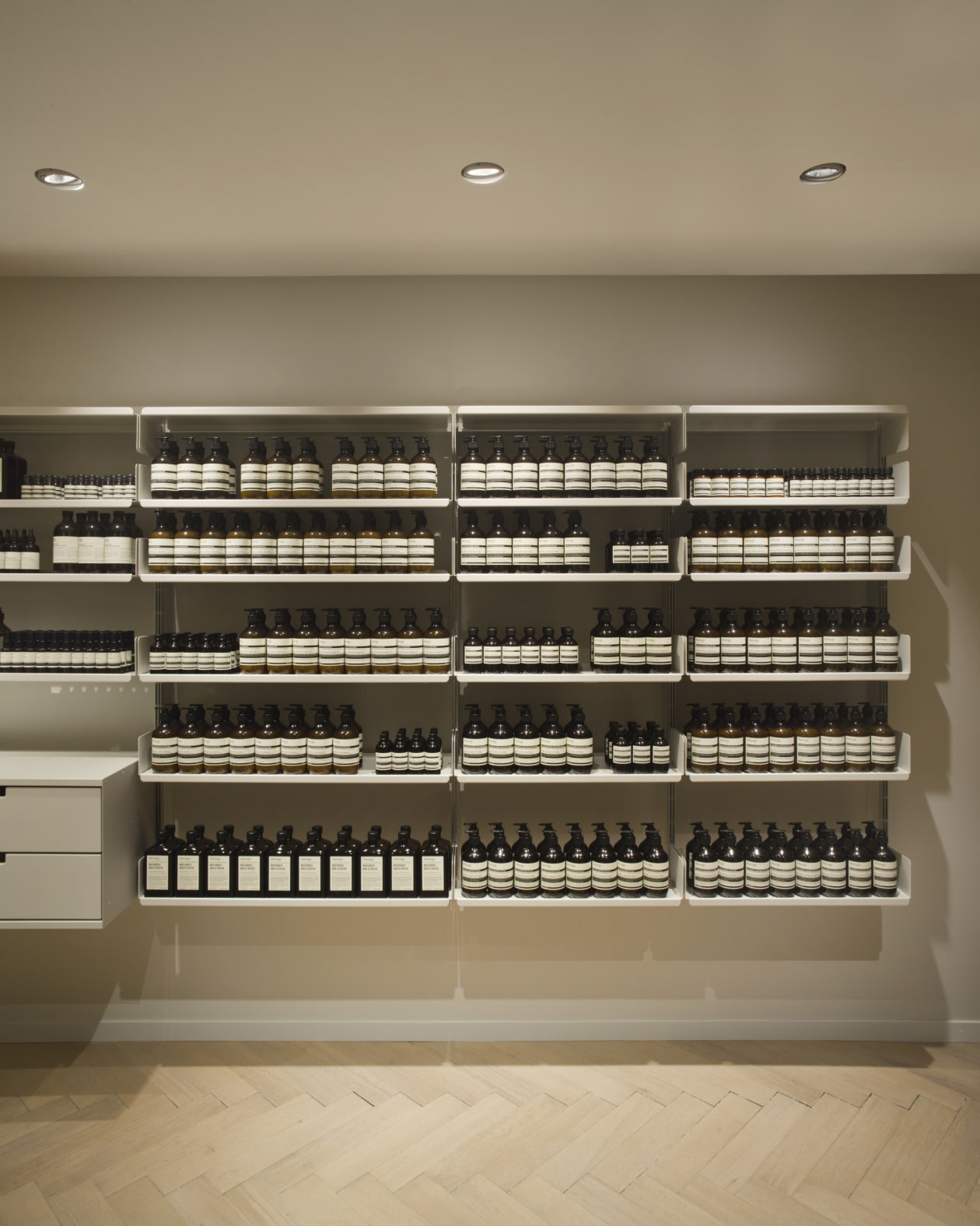 Aesop Bern store interior.