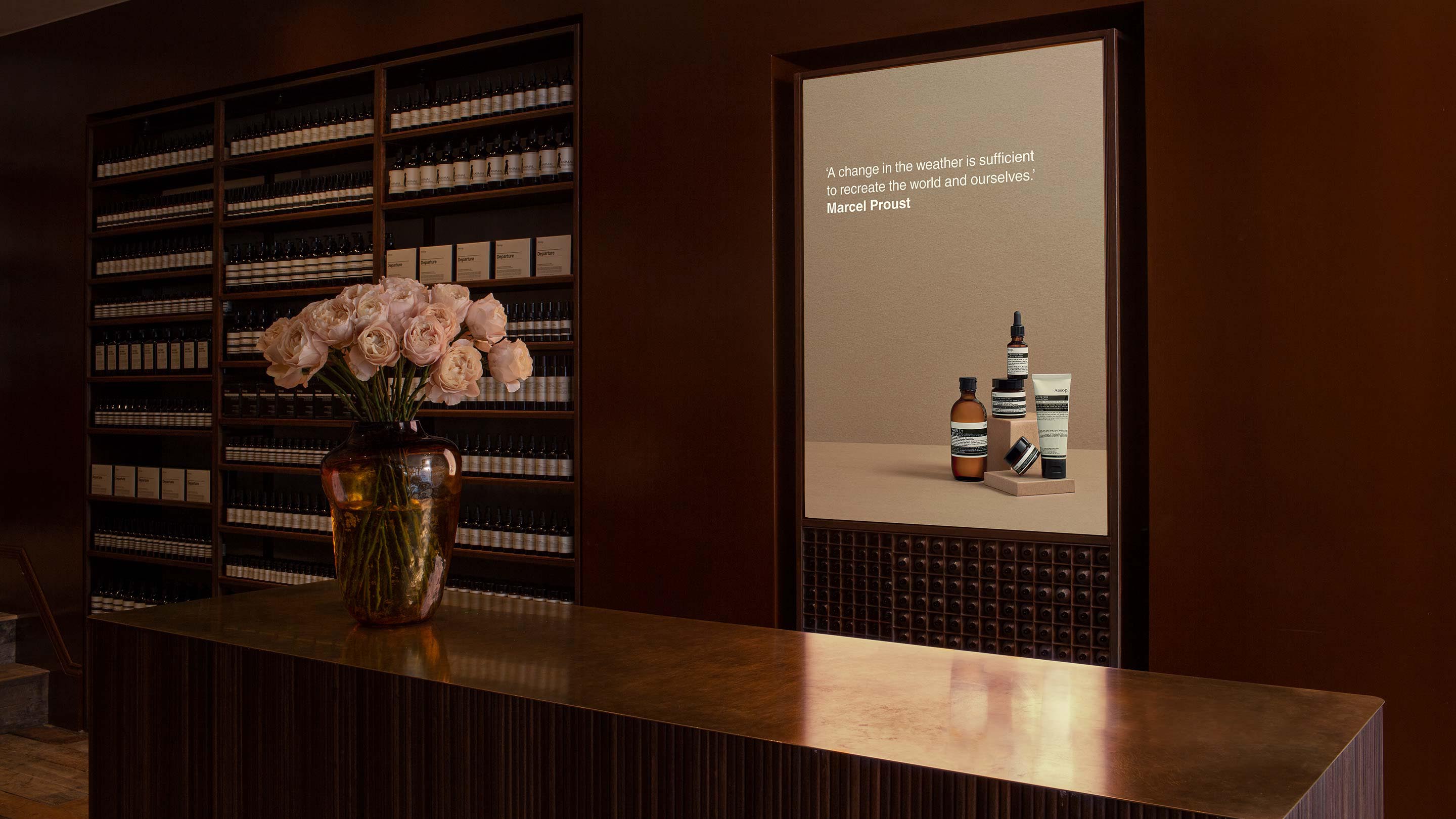 Aesop Seven Dials Store interior