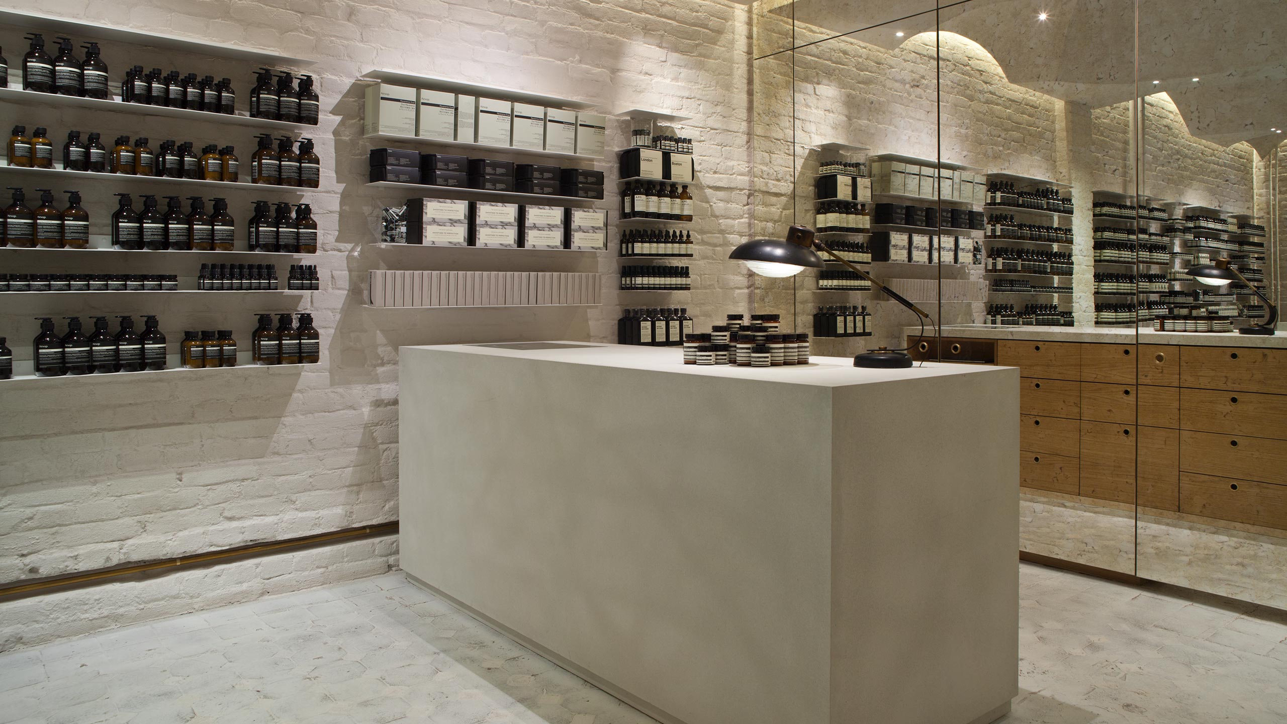 Aesop Prinsens Gate store interior