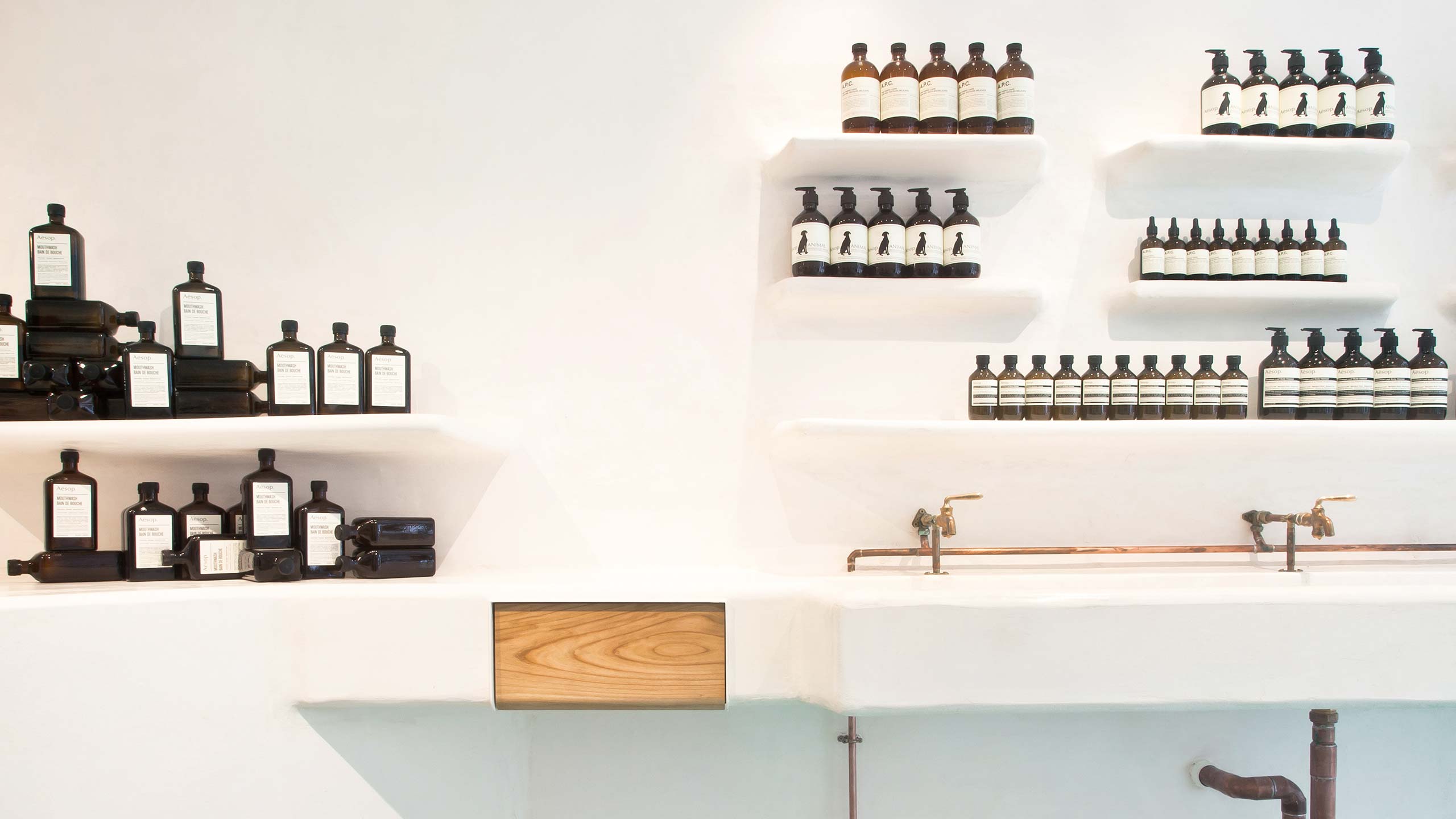 Aesop Covent Garden store interior