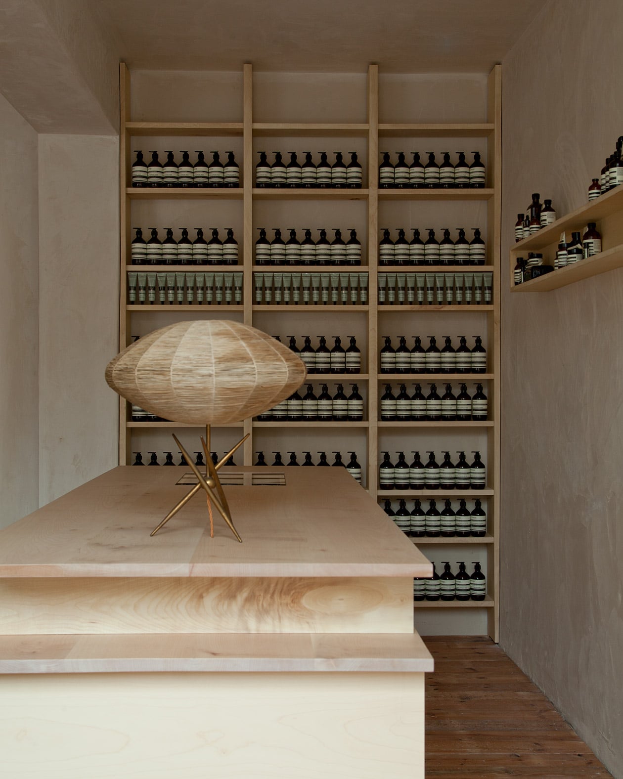 Aesop Stockbridge store interior detail