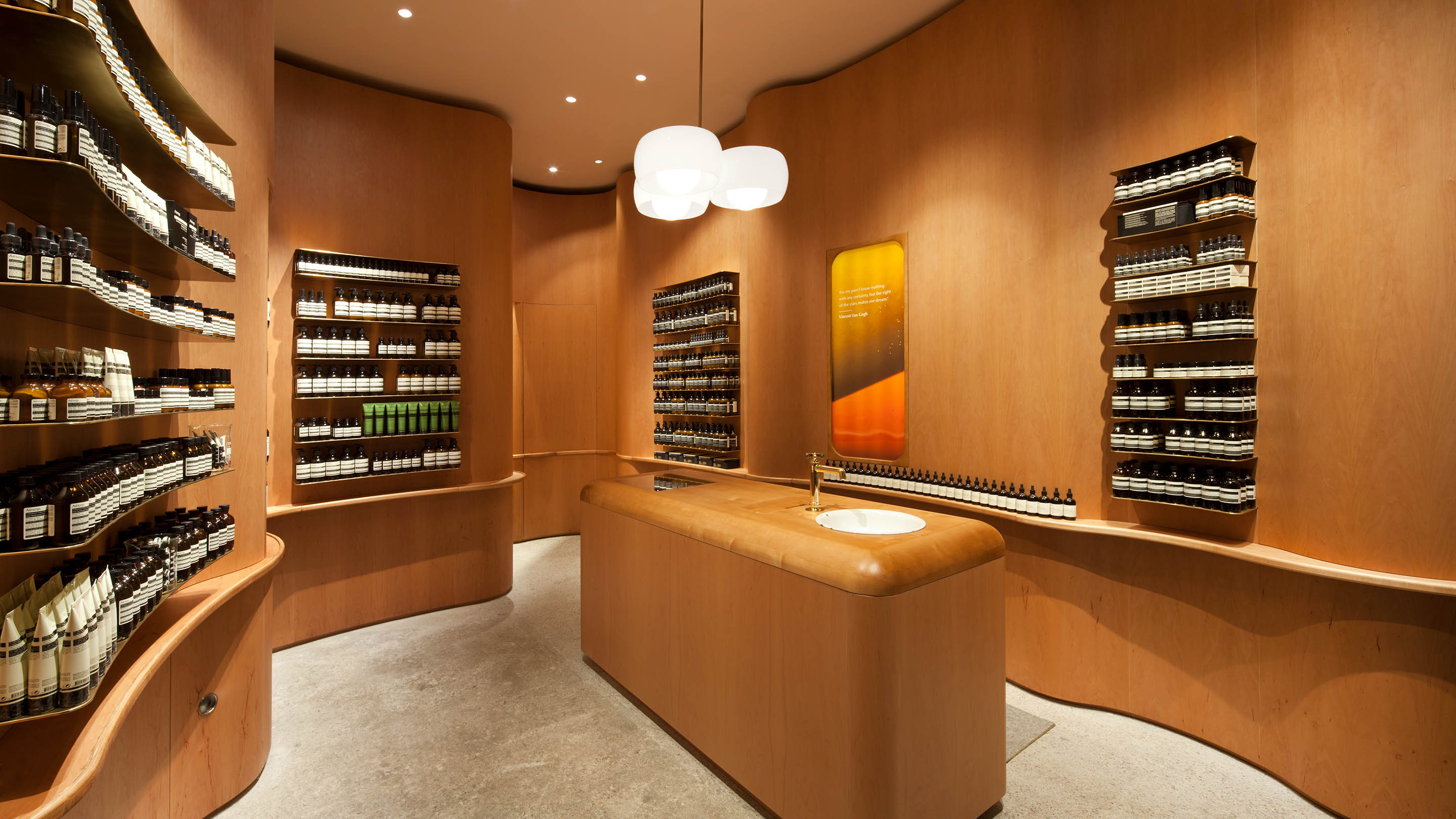 Aesop Sofo store interior 