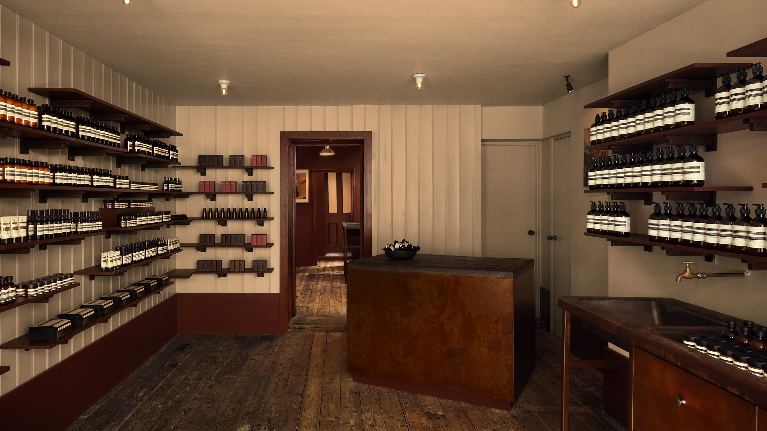 Aesop Shoreditch II store interior.