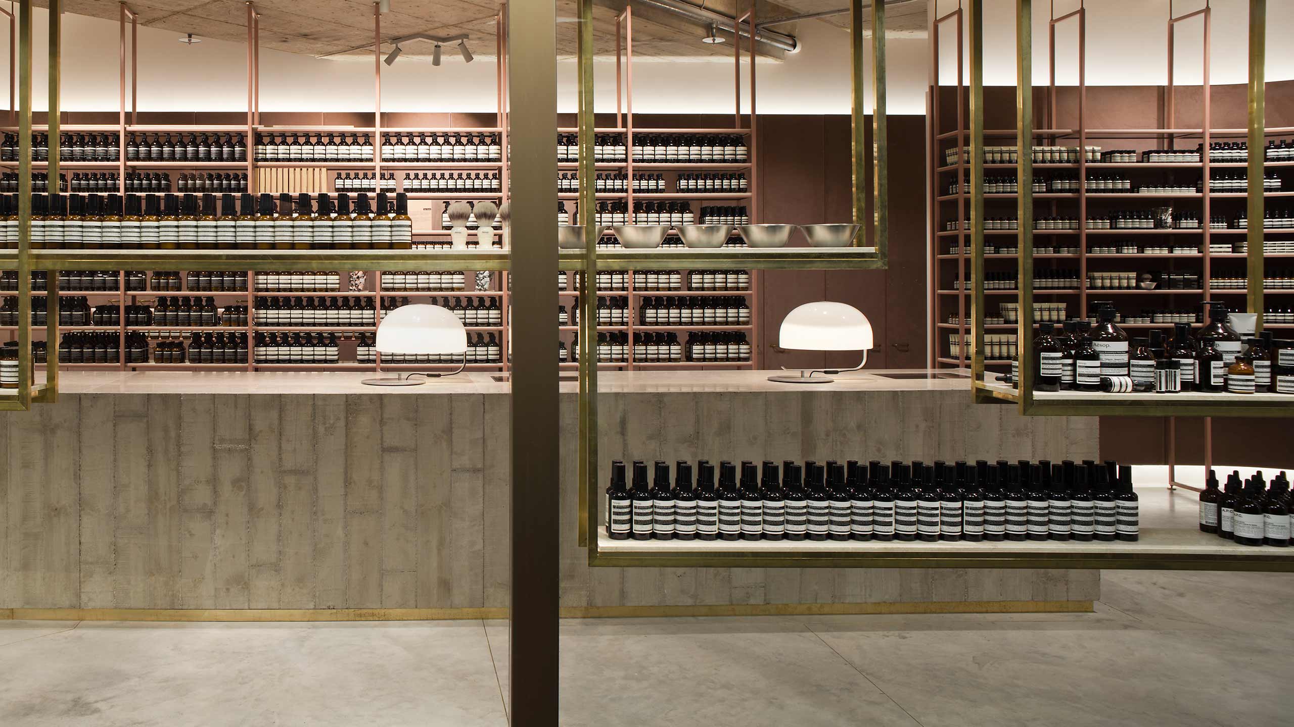 Aesop Luitpoldblock store interior 
