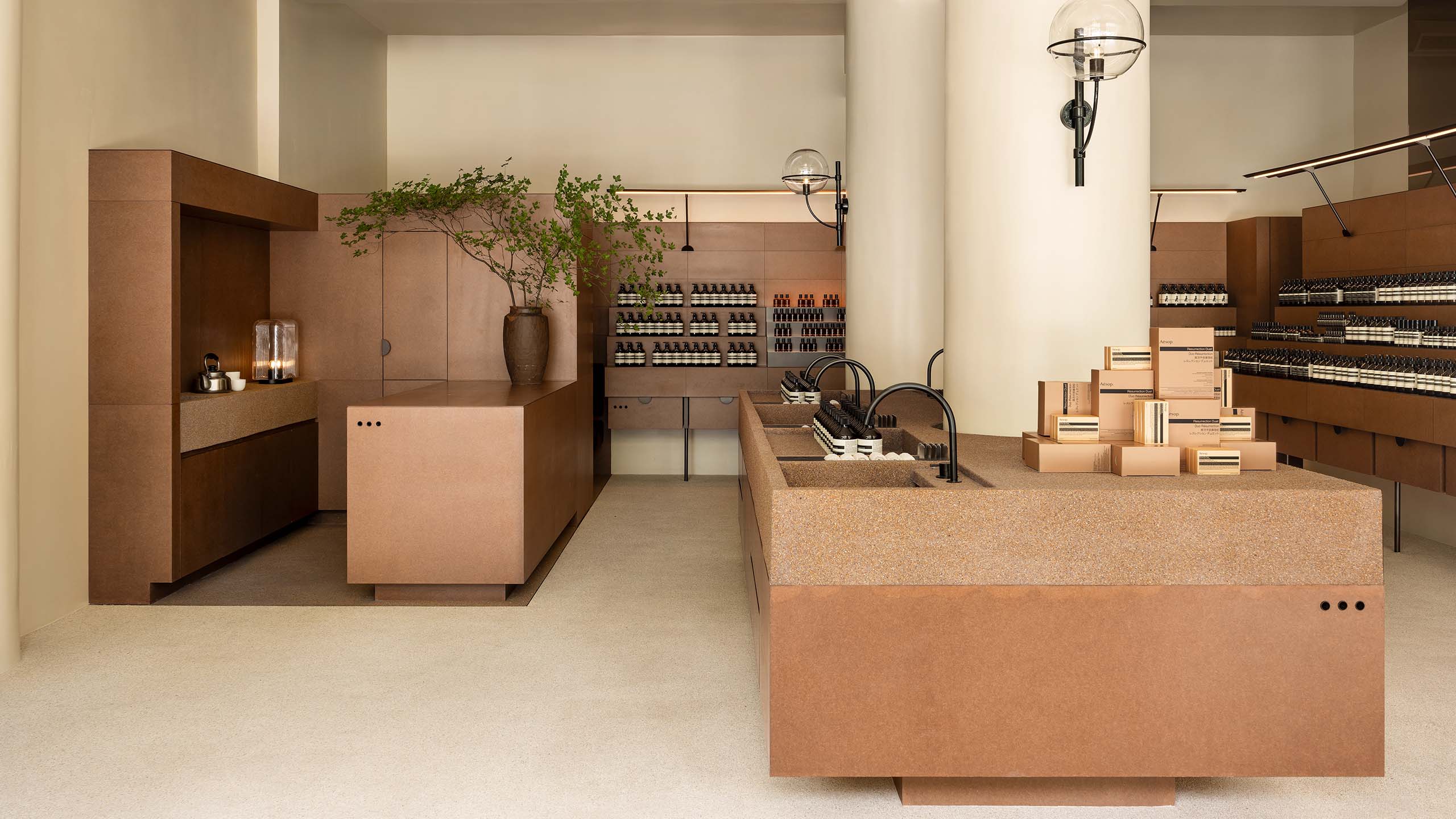 Aesop Taichung store interior