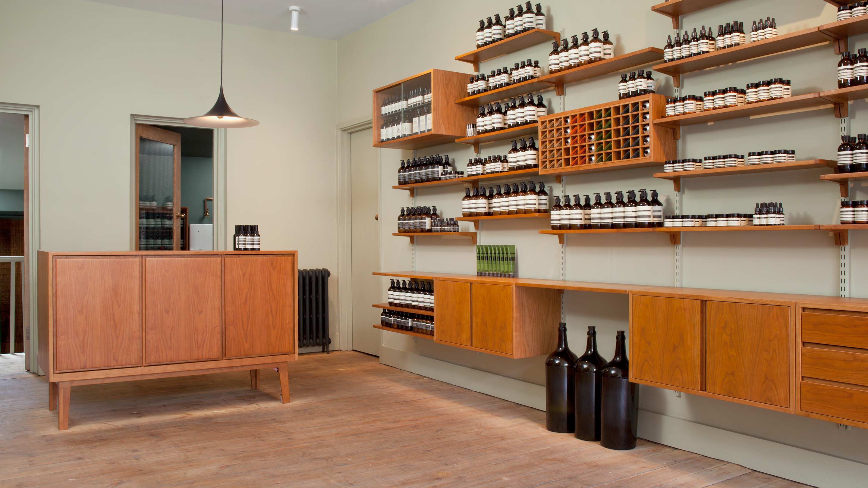 Aesop Broadway Market store interior 