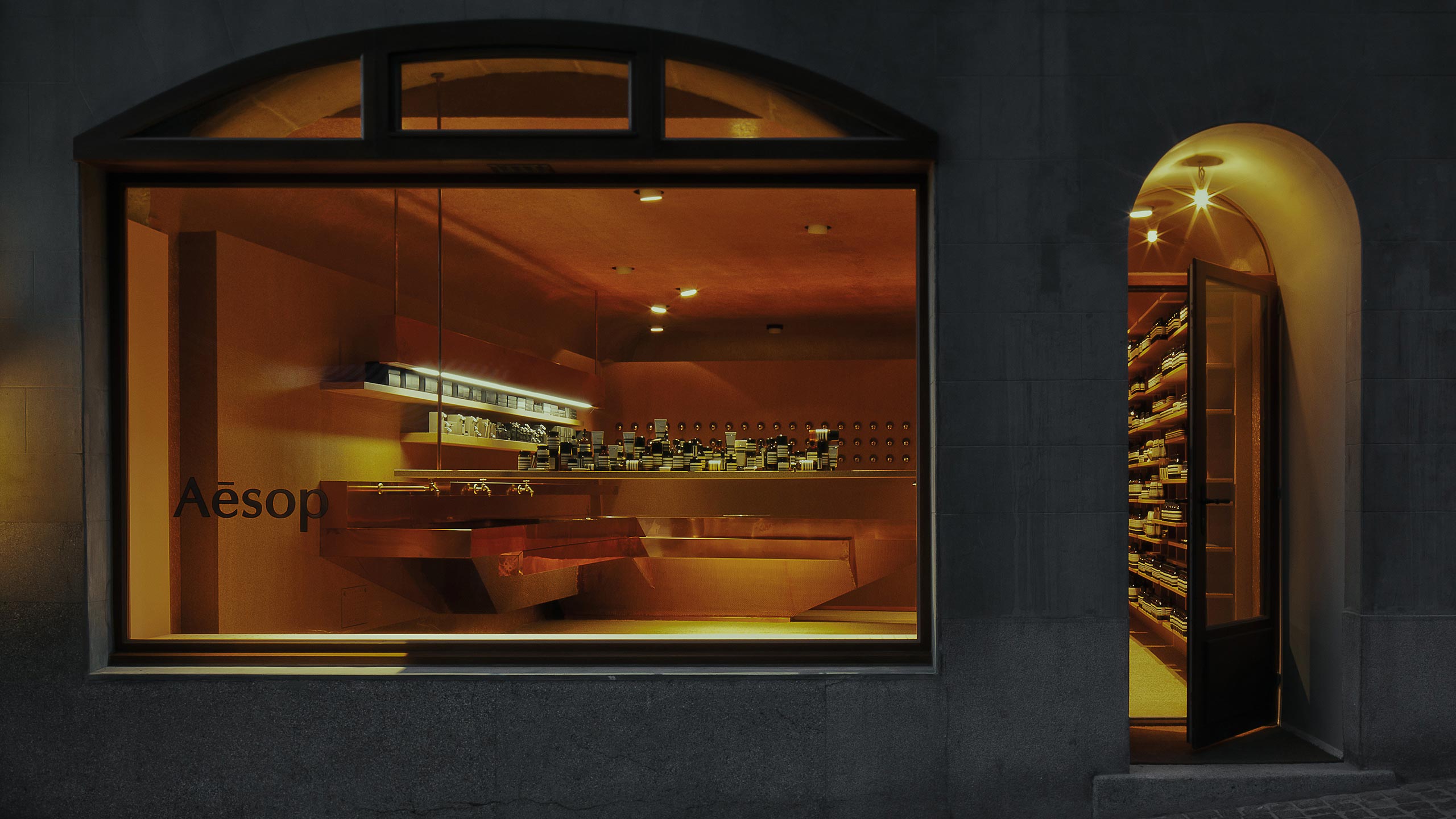 Aesop Geneva store facade