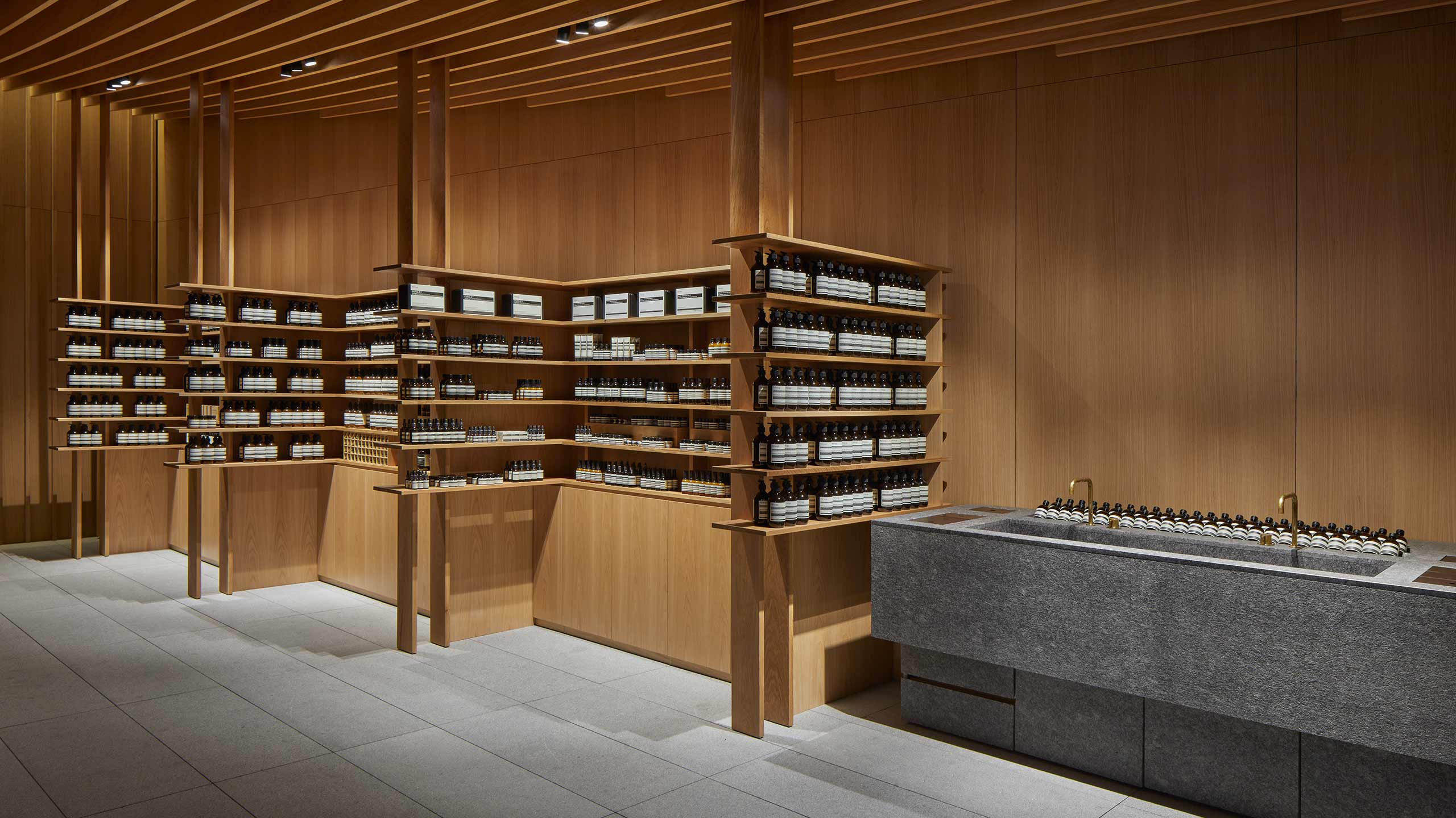 Aesop Lotte World Tower Mall Store Interior