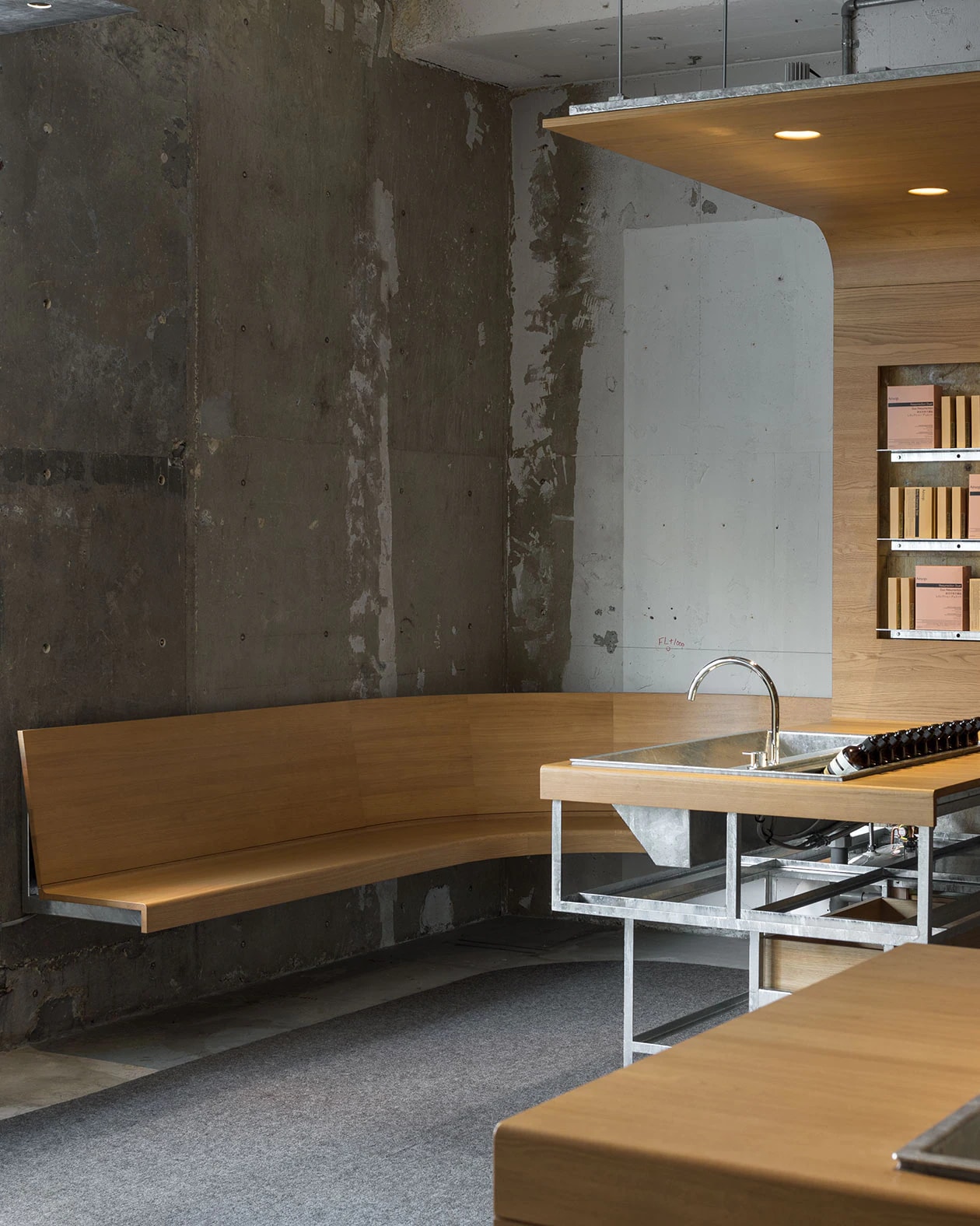 Aesop Shibuya store interior detail