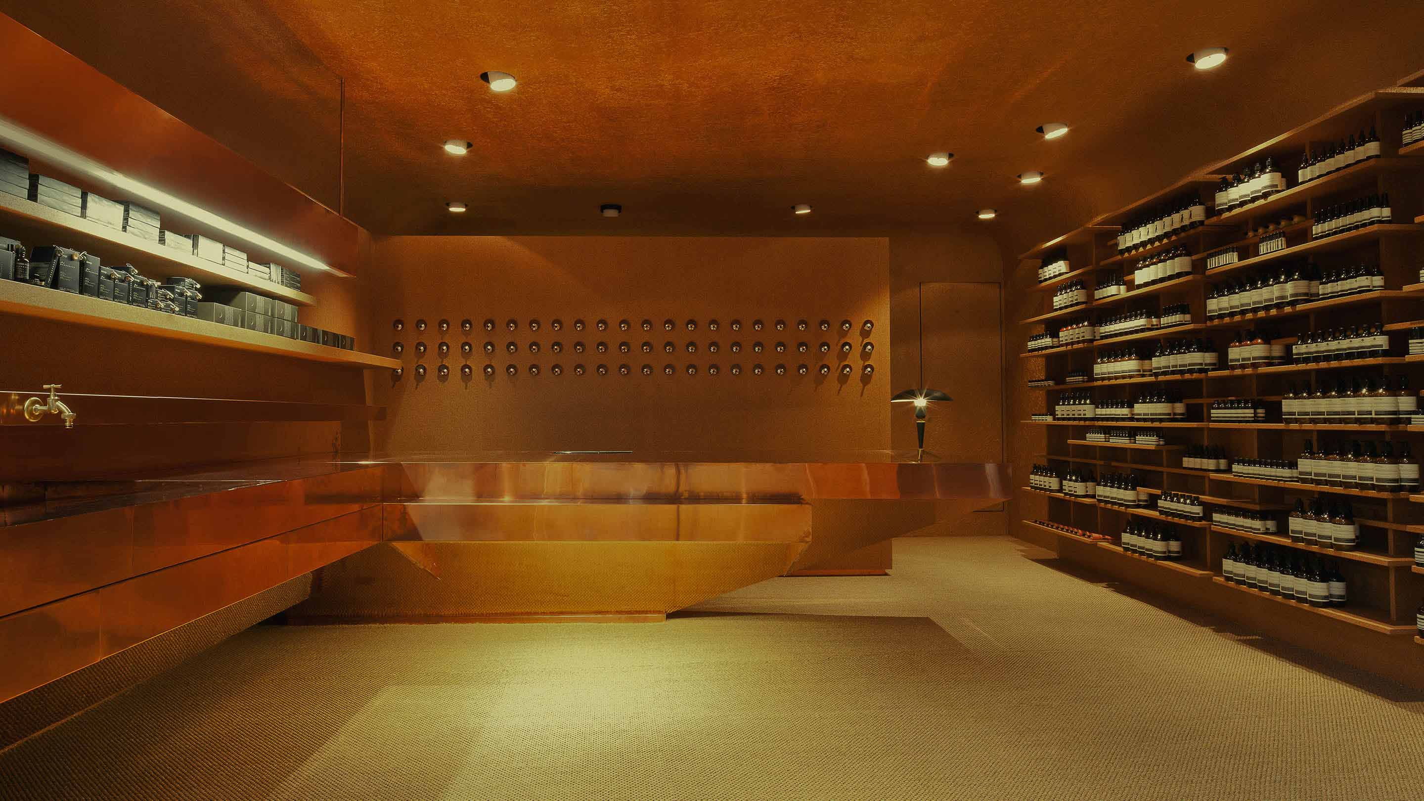 Aesop Geneva store interior 